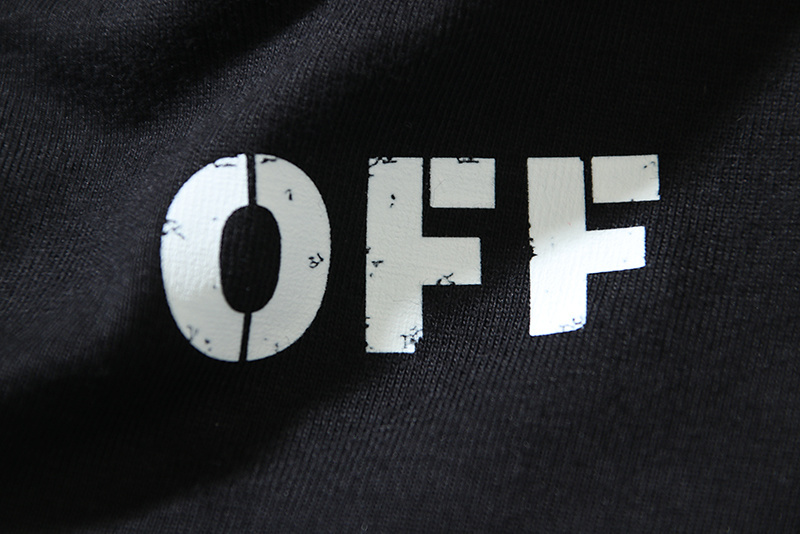 Off-white T-Shirt #158 Black/White/Blue/Claret