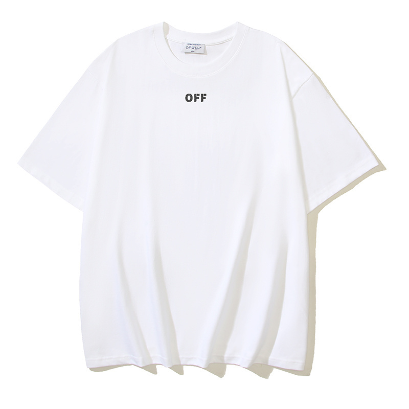 Off-white T-Shirt #158 Black/White/Blue/Claret