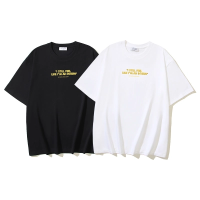 Off-white T-Shirt #159 Black/White 01