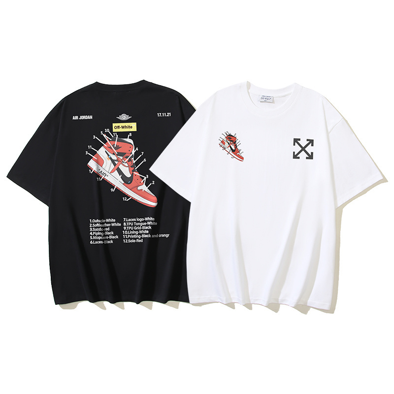 Off-white T-Shirt #162 Black/White