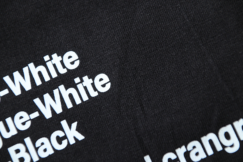 Off-white T-Shirt #162 Black/White