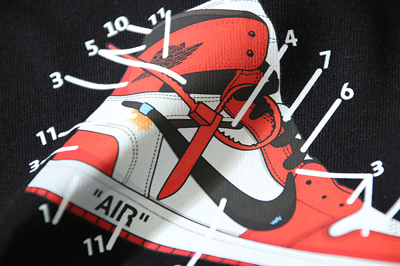 Off-white T-Shirt #162 Black/White