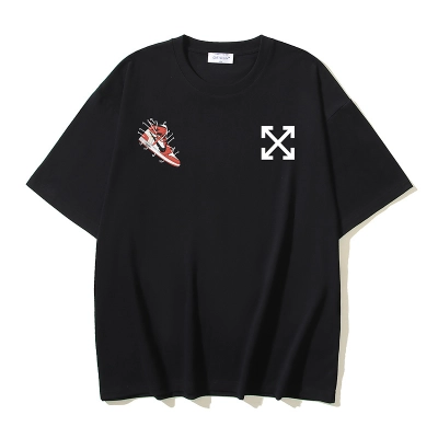 Off-white T-Shirt #162 Black/White 02