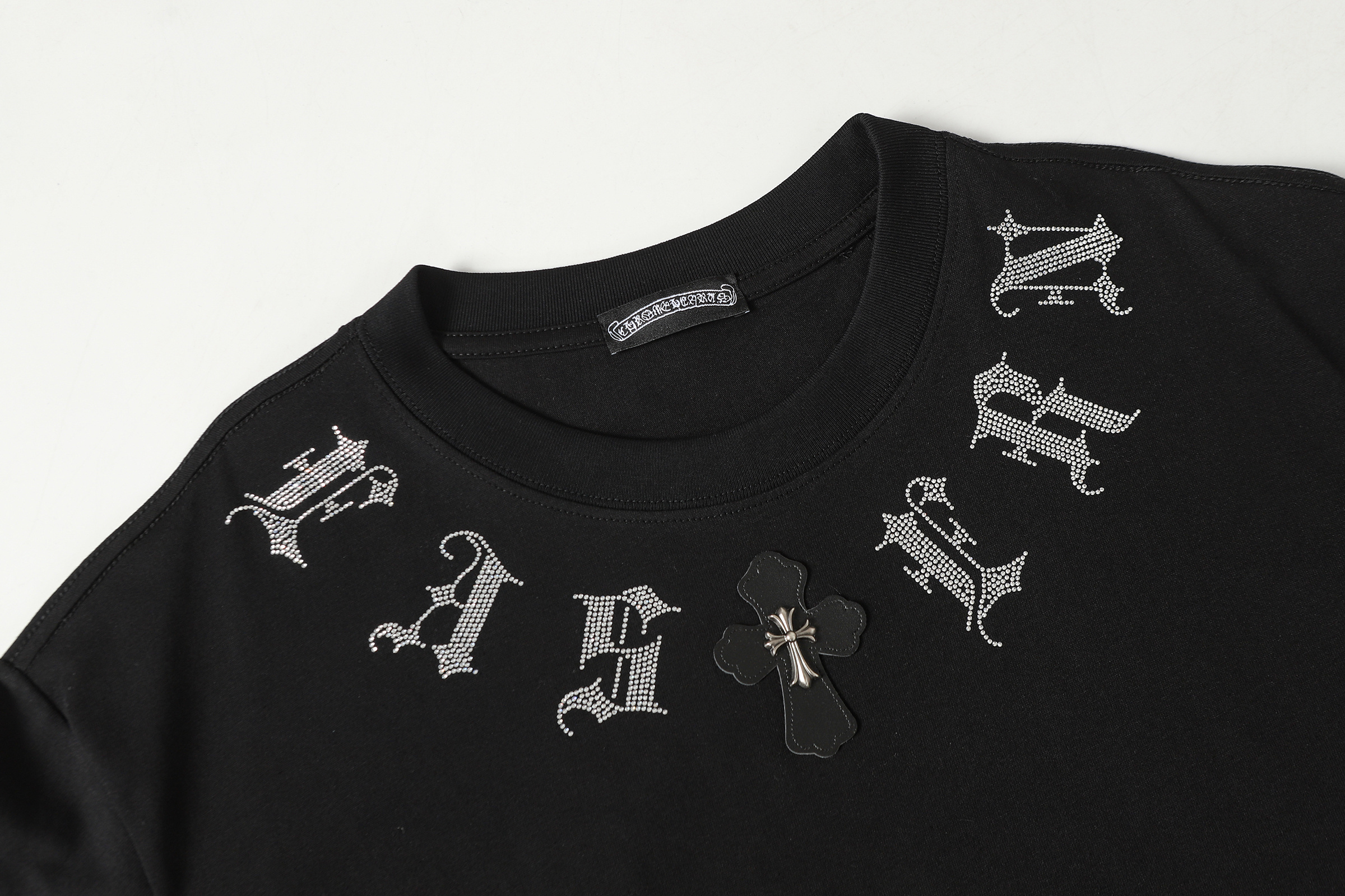 Chrome Hearts T-shirt #2012 Black/White