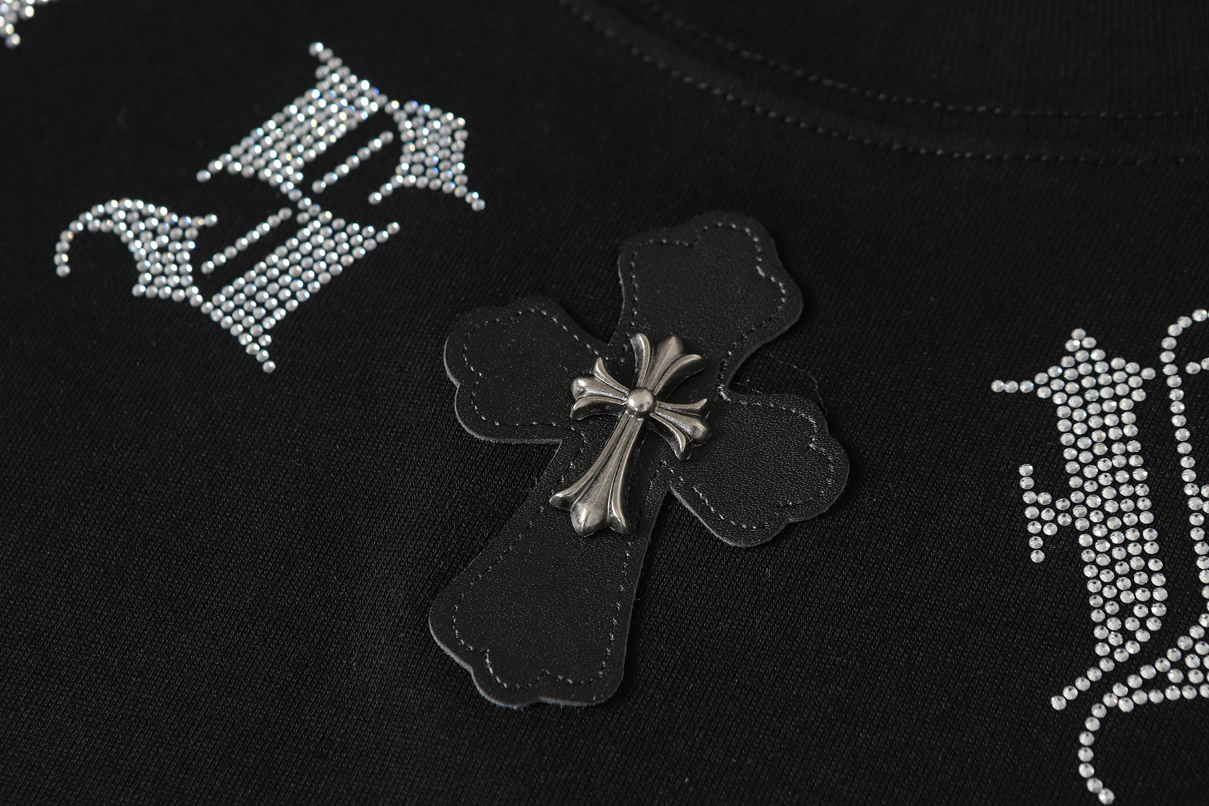 Chrome Hearts T-shirt #2012 Black/White