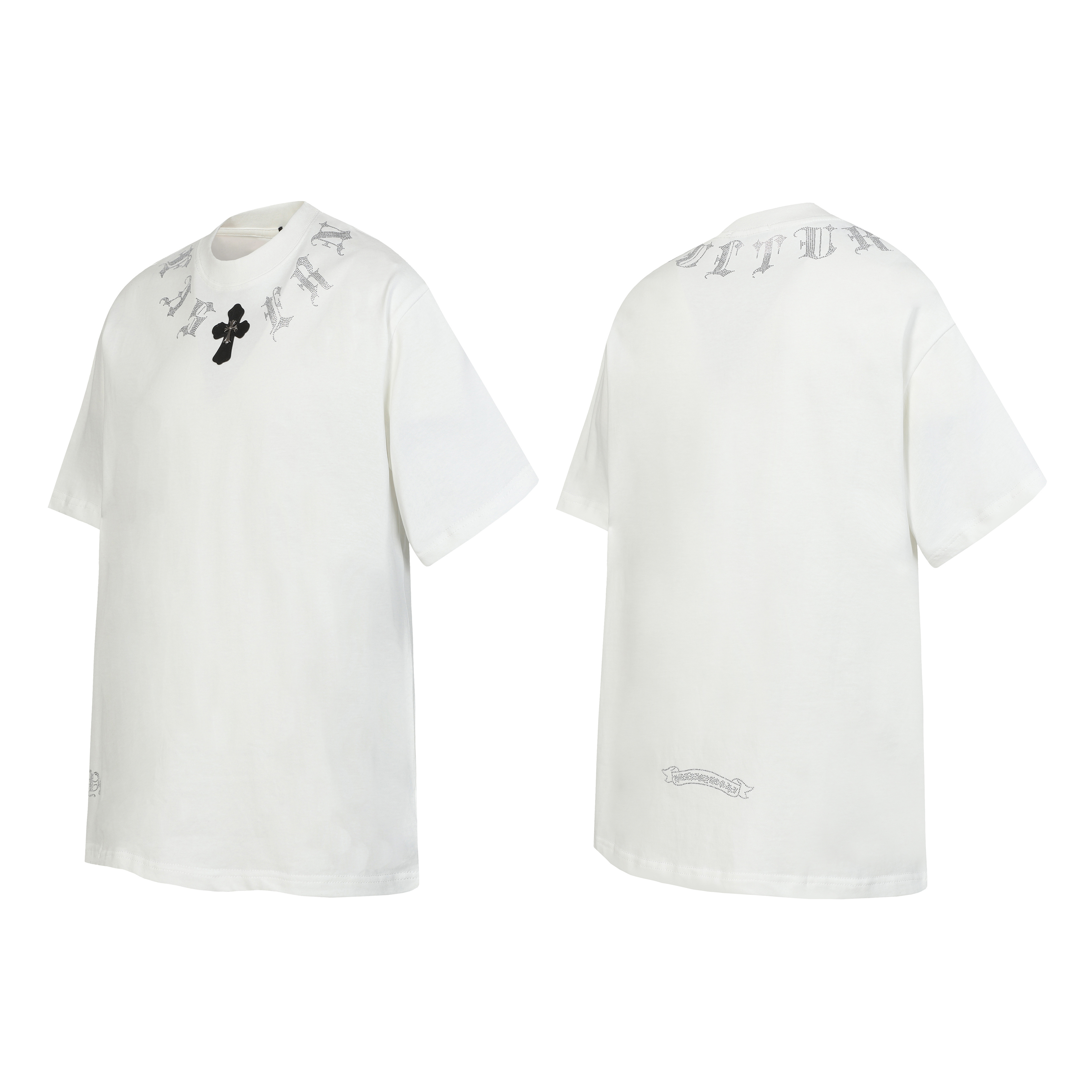 Chrome Hearts T-shirt #2012 Black/White