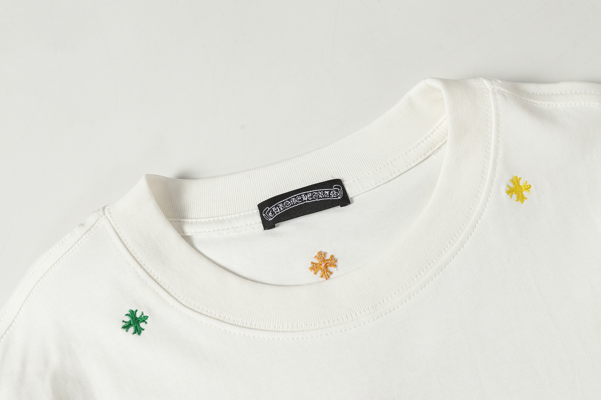 Chrome Hearts T-shirt #2017 Black/White