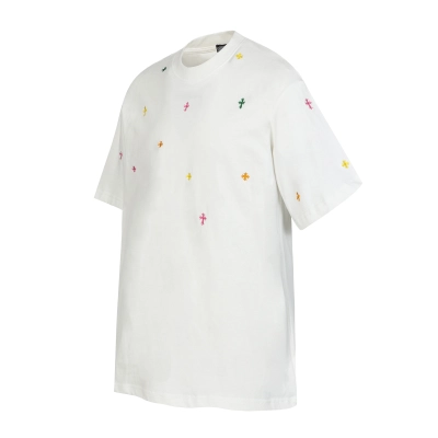 Chrome Hearts T-shirt #2017 Black/White 02