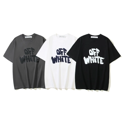Off-white T-Shirt #101 Black/White/Gray 01