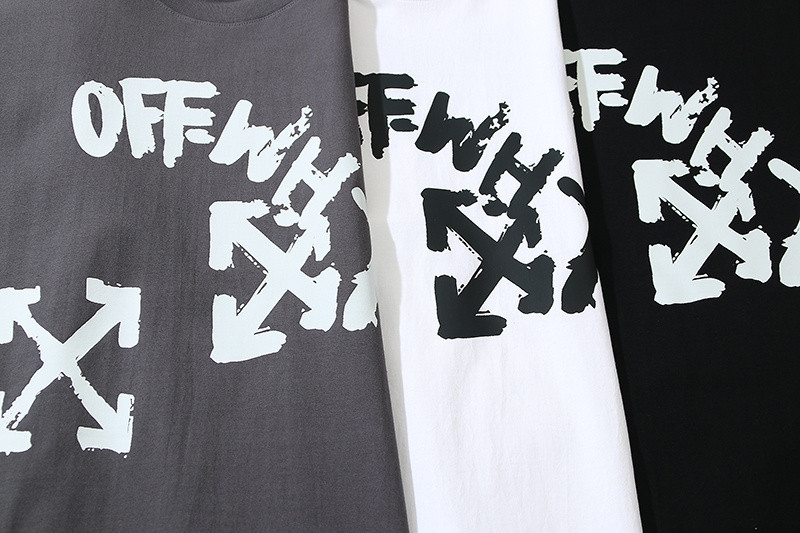 Off-white T-Shirt #106 Black/White/Gray