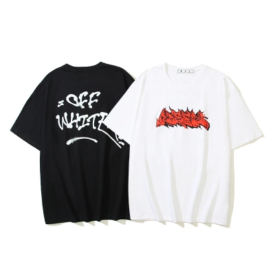 Off-white T-Shirt #107 Black/White 01