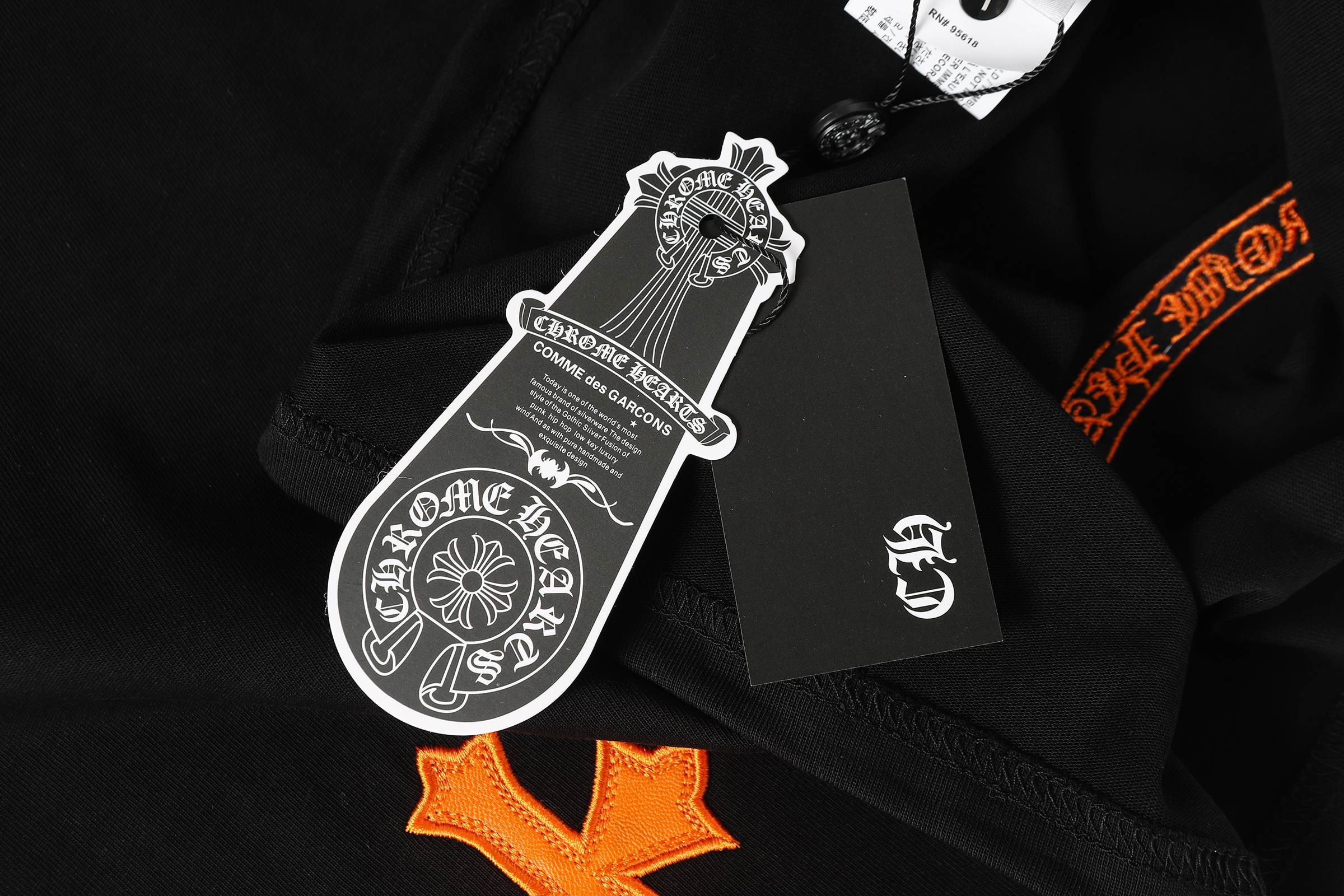 Chrome Hearts T-shirt #2209 Black/White