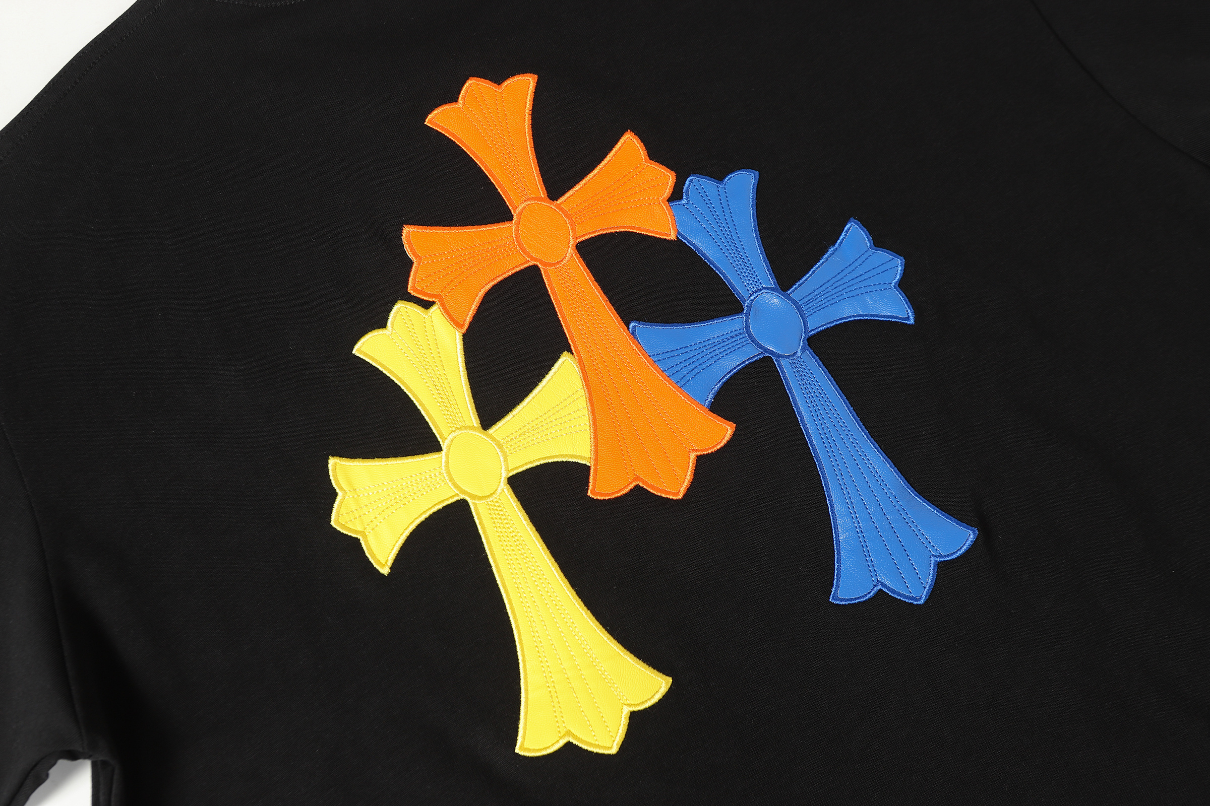 Chrome Hearts T-shirt #2209 Black/White