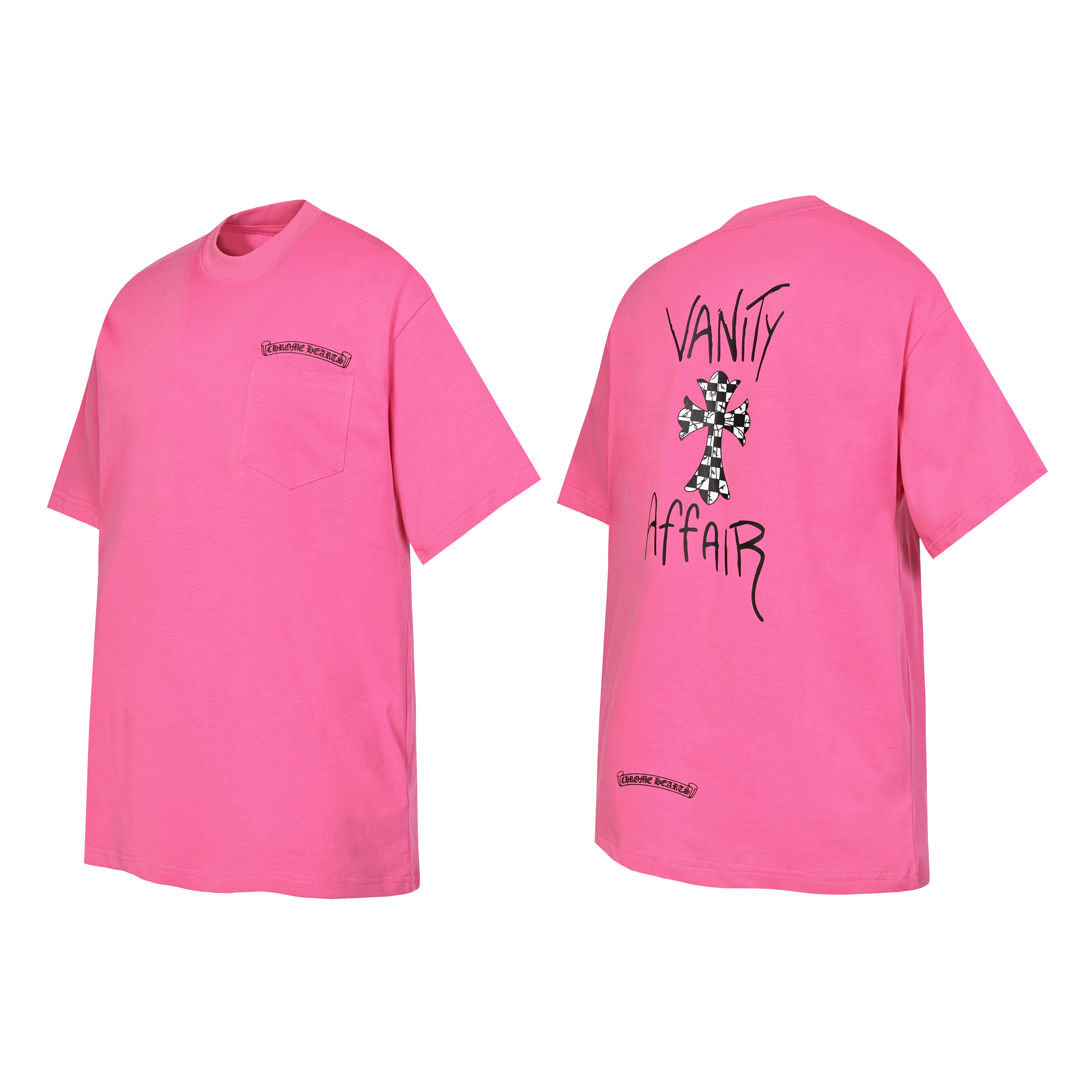 Chrome Hearts T-shirt #2213 Pink