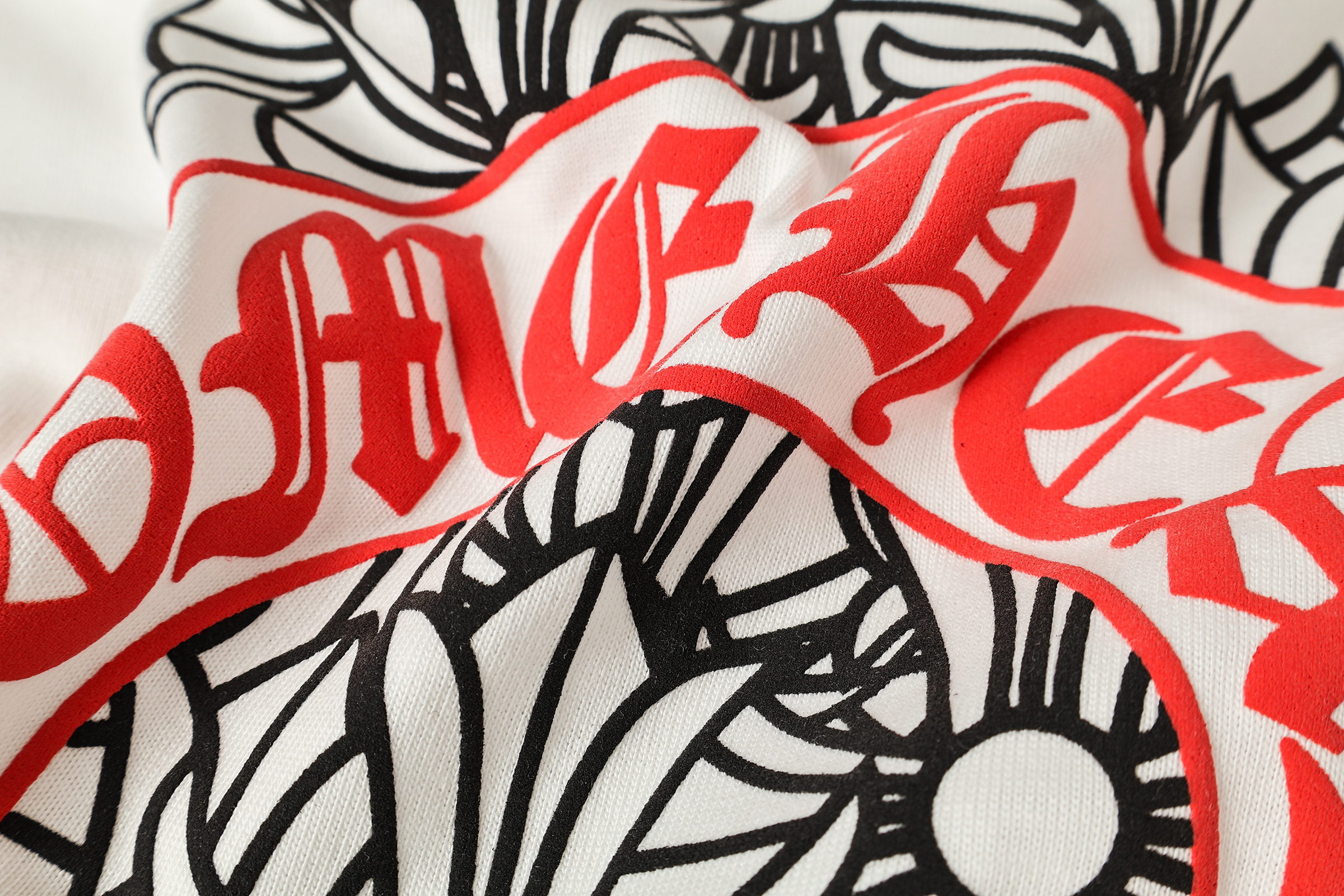 Chrome Hearts T-shirt #2221 Black/White/Pink