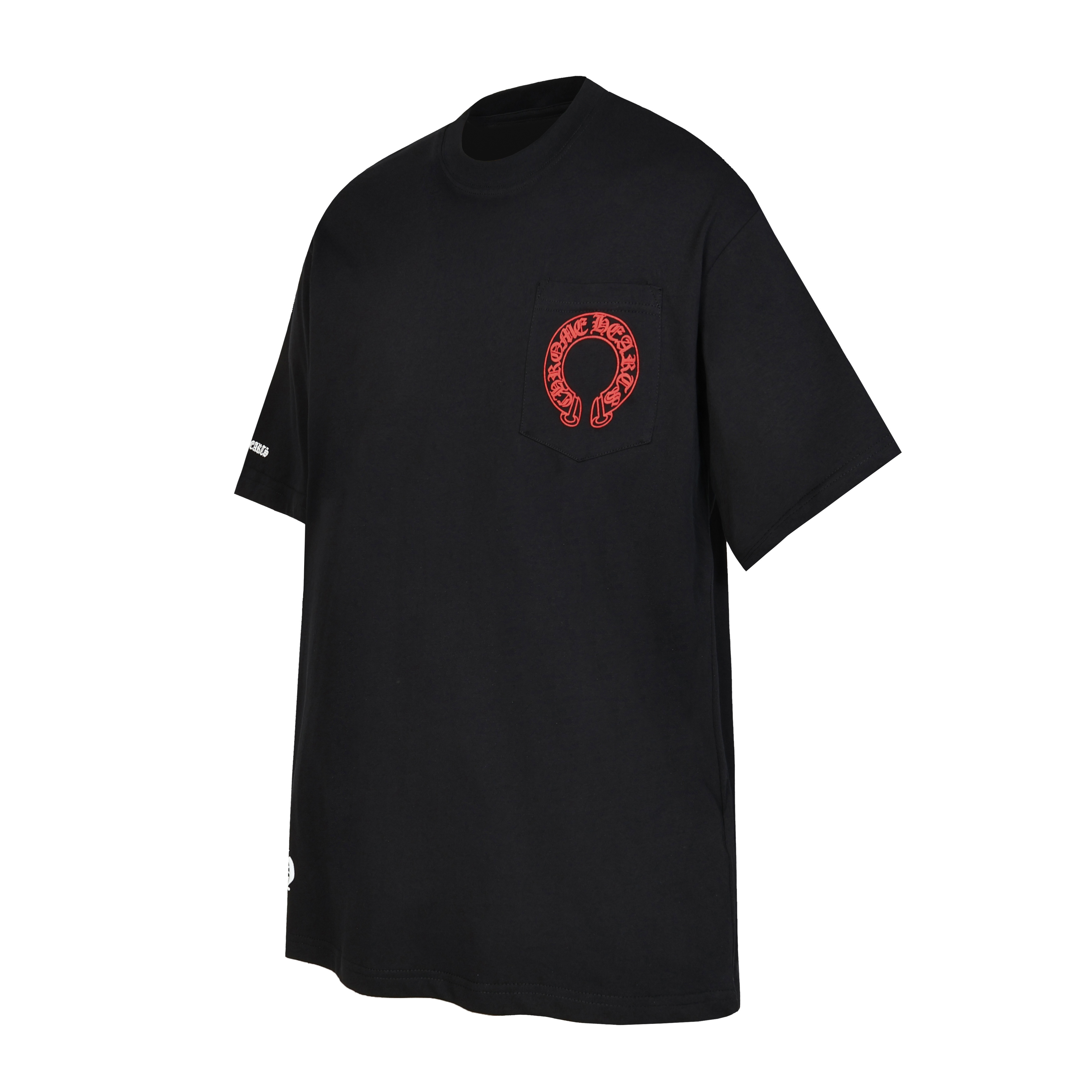 Chrome Hearts T-shirt #2221 Black/White/Pink