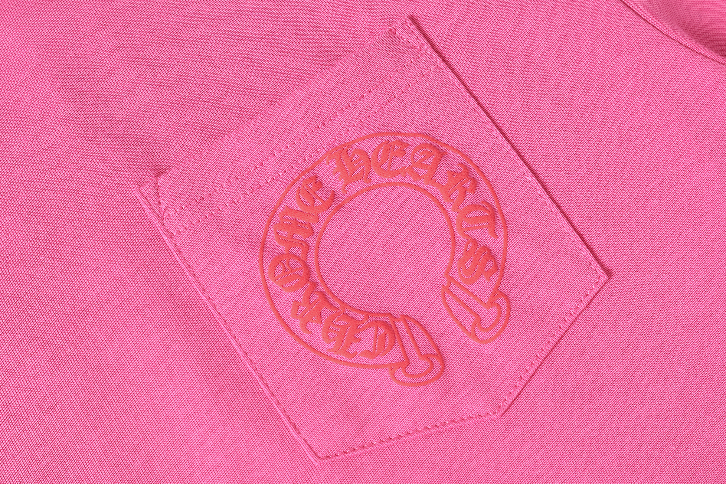 Chrome Hearts T-shirt #2221 Black/White/Pink