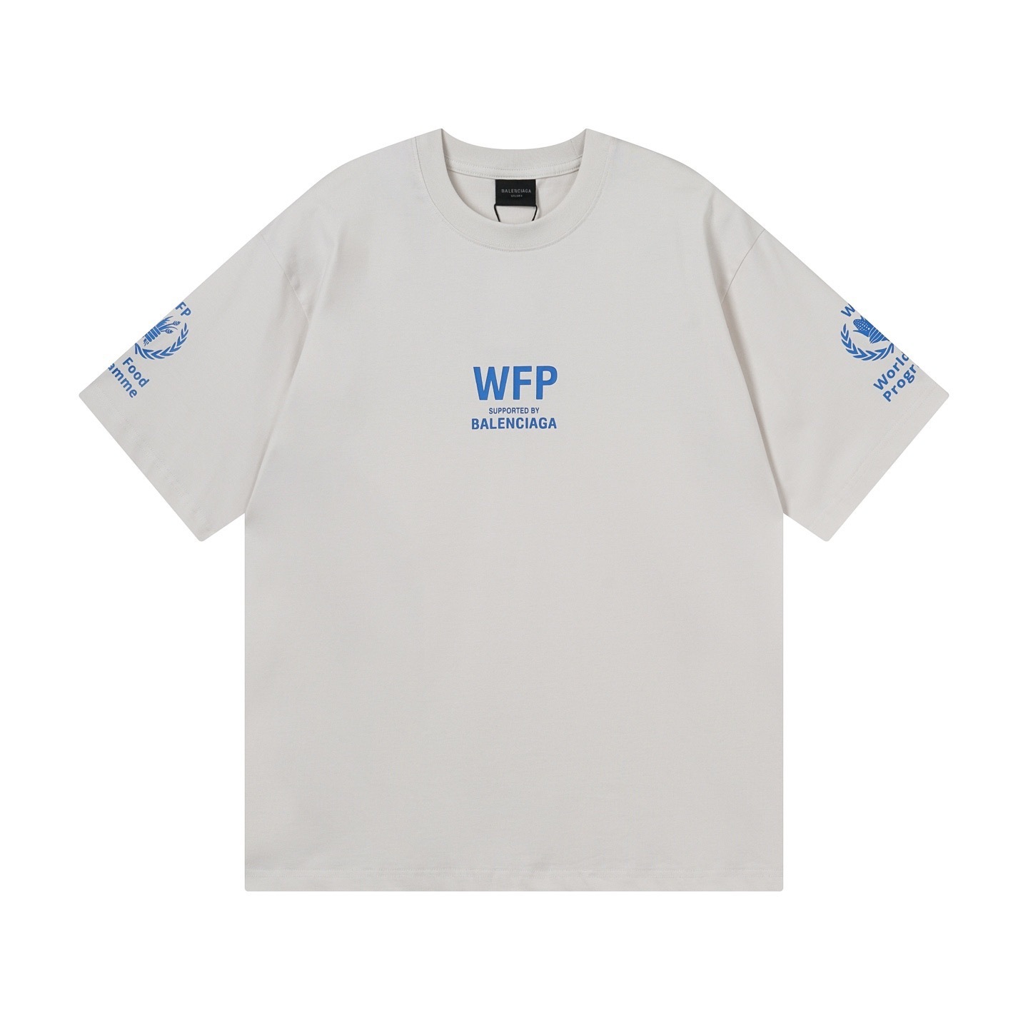 Balenciaga 2026 World Food Programme Charity Limited Edition T-shirt Black/Apricot