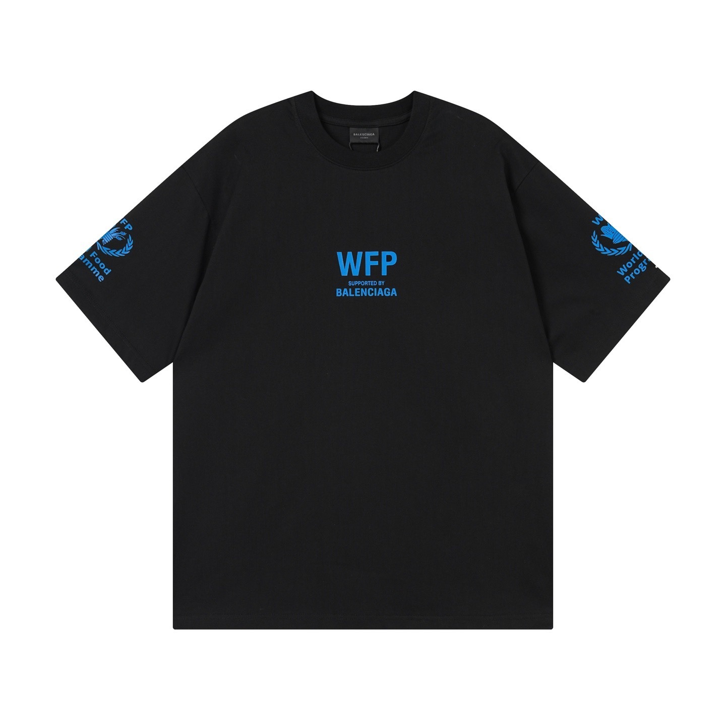 Balenciaga 2026 World Food Programme Charity Limited Edition T-shirt Black/Apricot