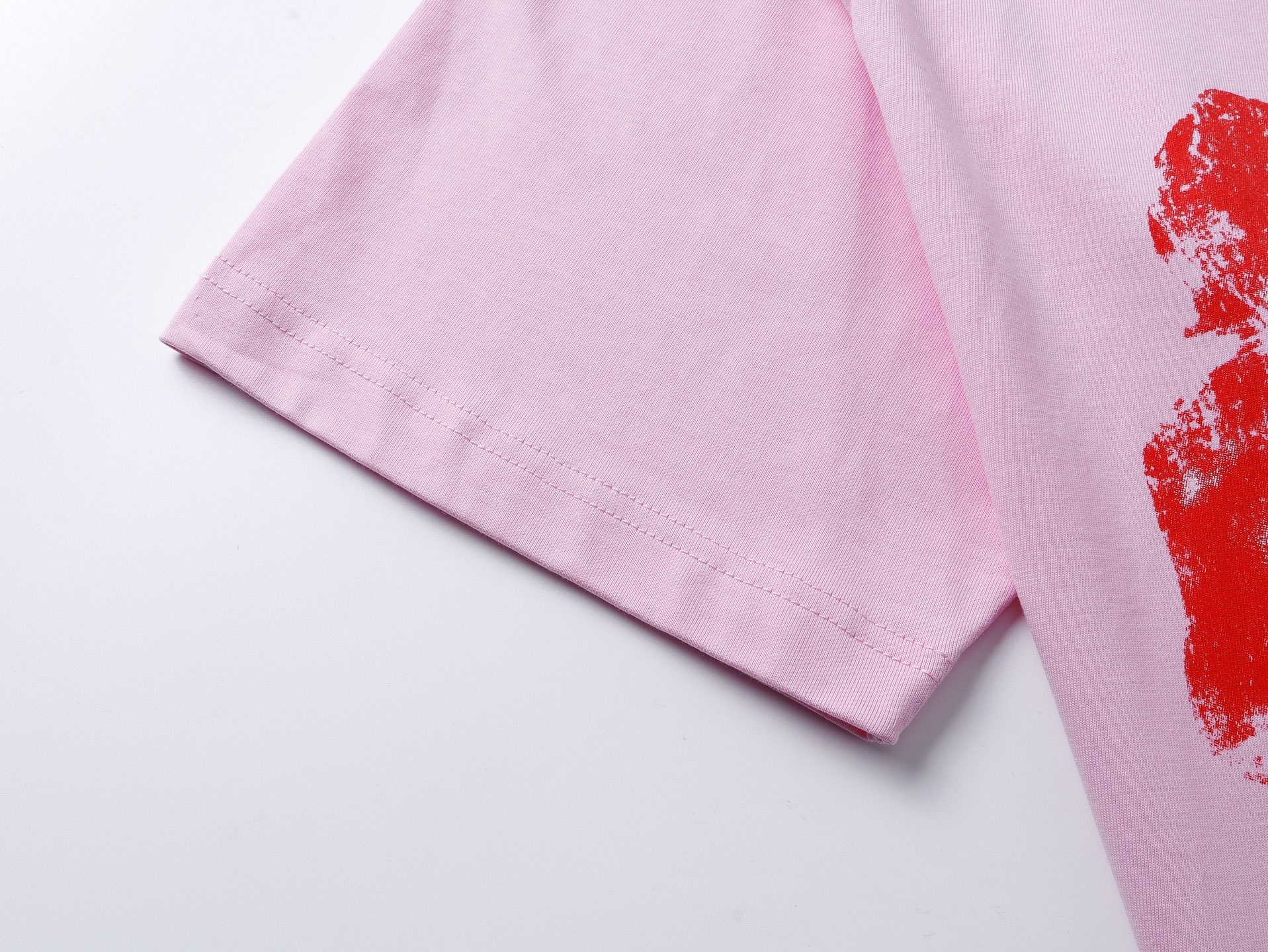 Balenciaga Bow Print T-shirt Black/Pink