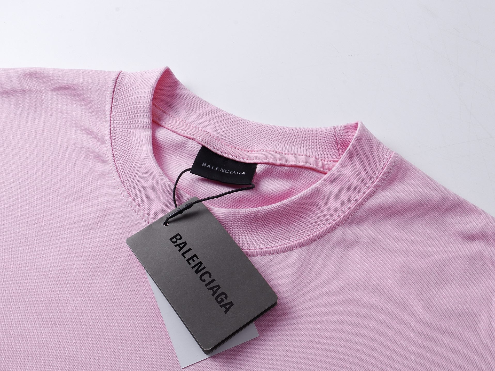 Balenciaga Bow Print T-shirt Black/Pink