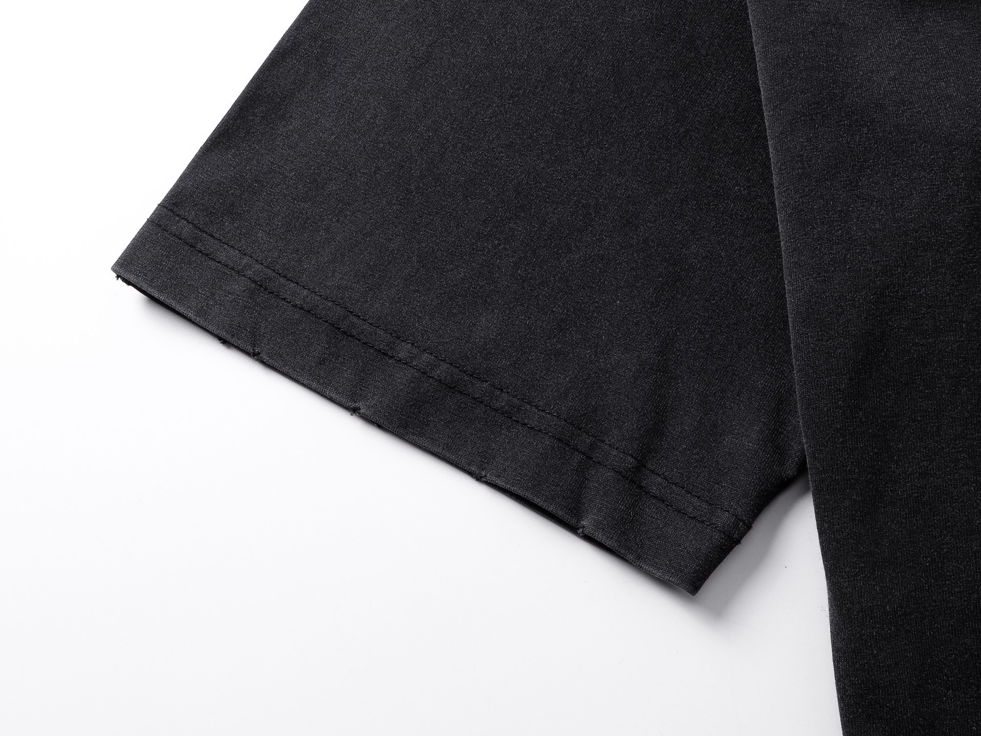 Balenciaga Dirac Equation Art Embroidery Vintage-Style T-Shirt Black