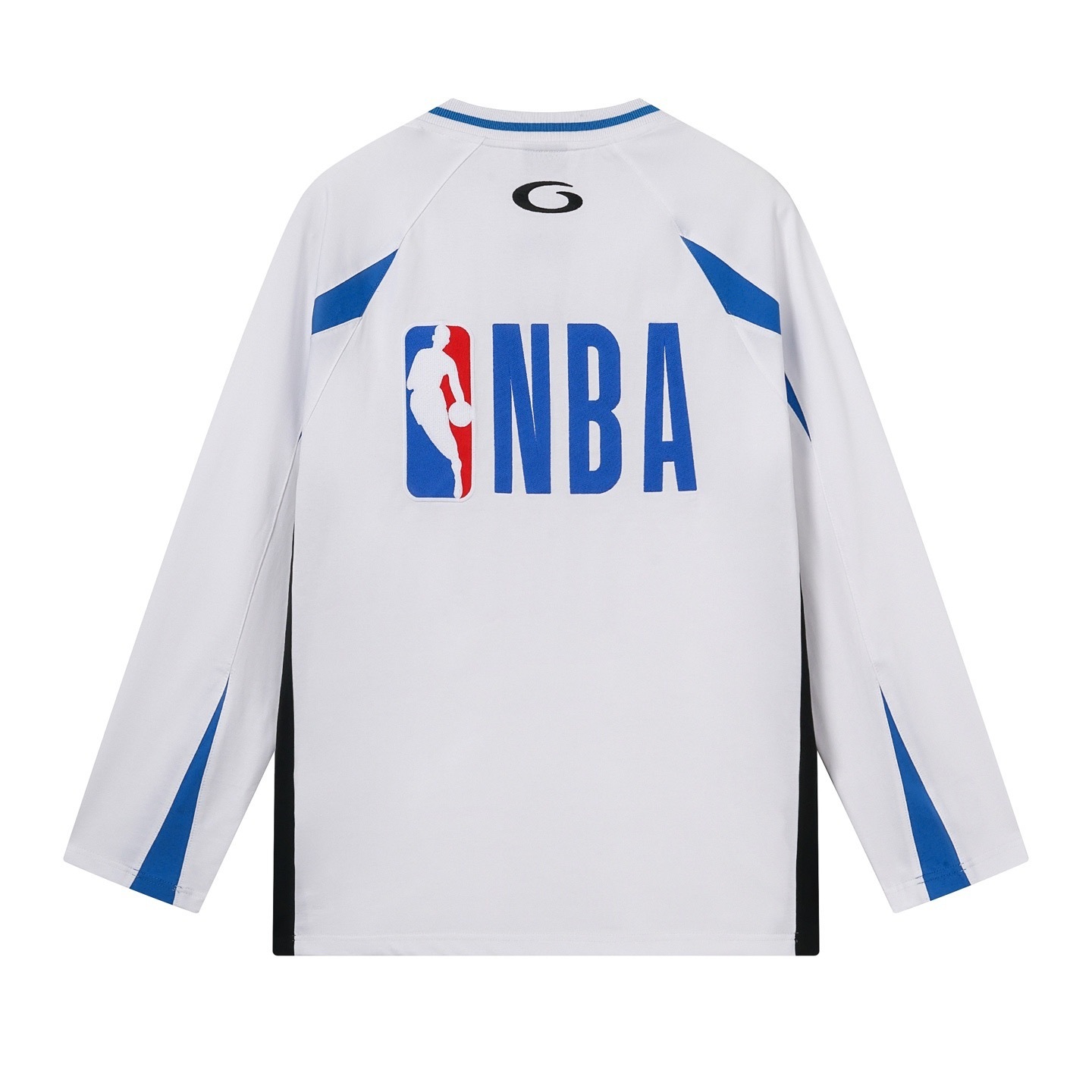 Balenciaga NBA Collab Health Mesh & Color-Block Long-Sleeve T-Shirt Black/Red/White