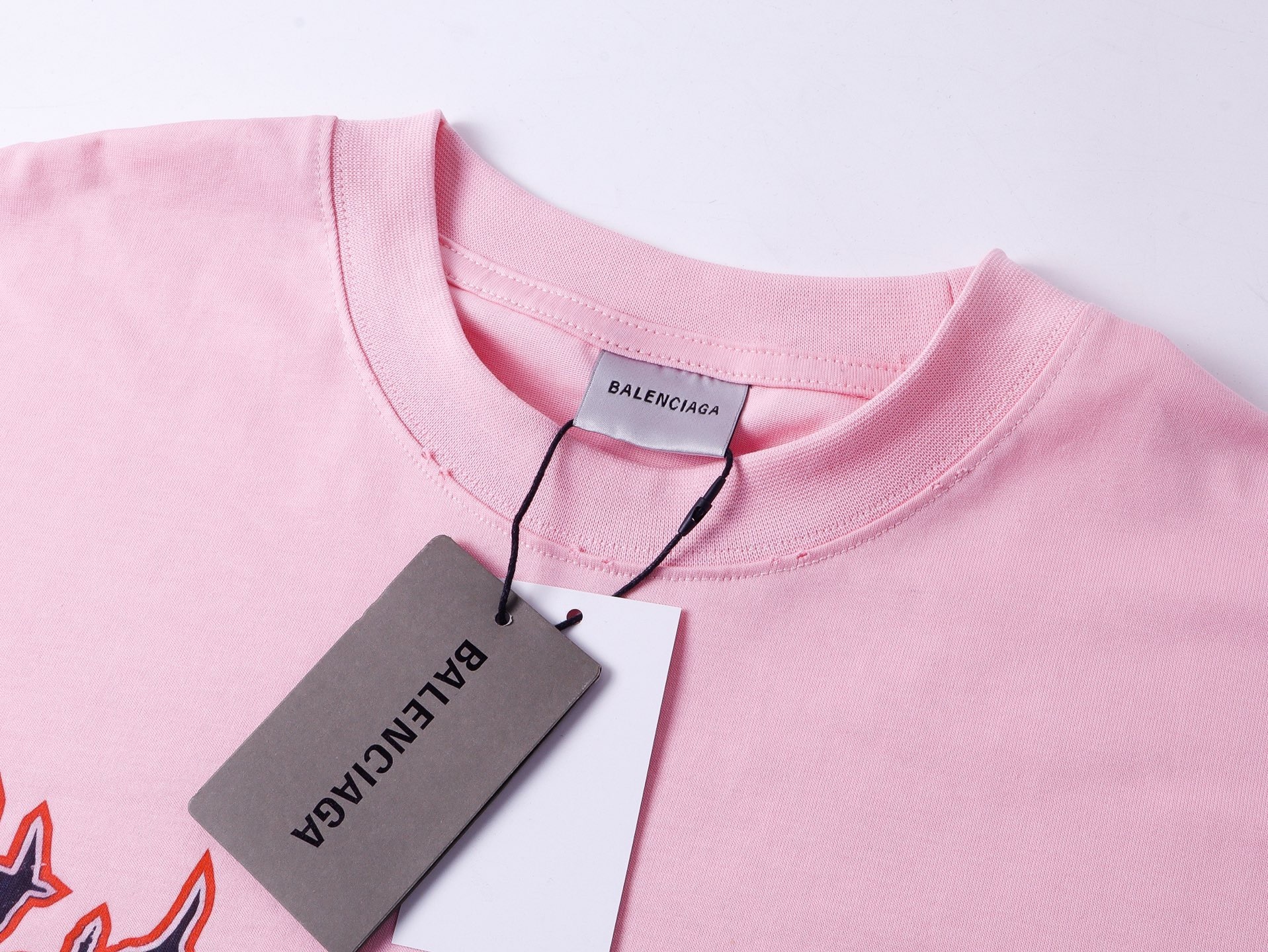 Balenciaga Paris Sacré-Cœur Basilica Printed T-shirt Black/Pink