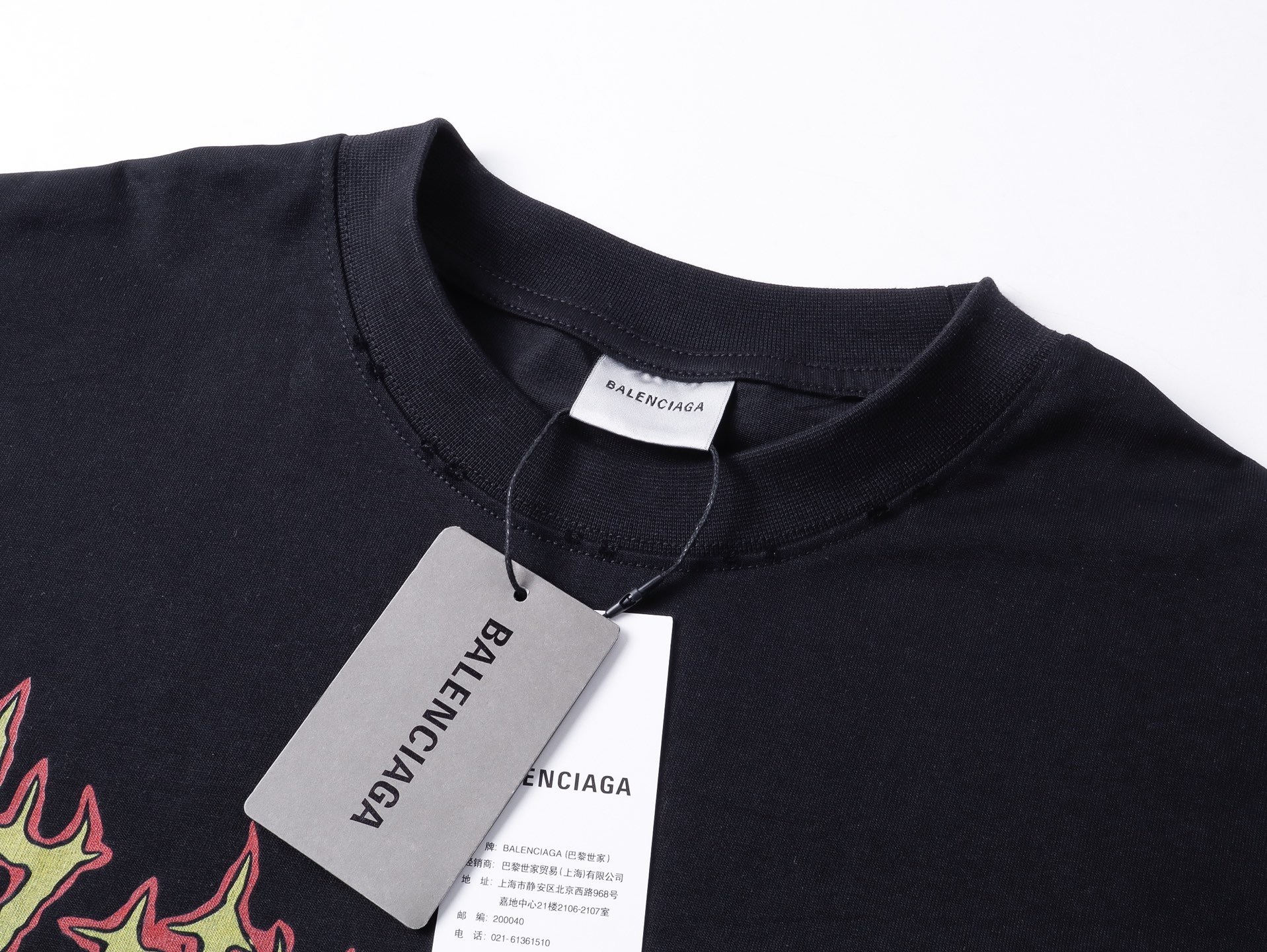 Balenciaga Paris Sacré-Cœur Basilica Printed T-shirt Black/Pink