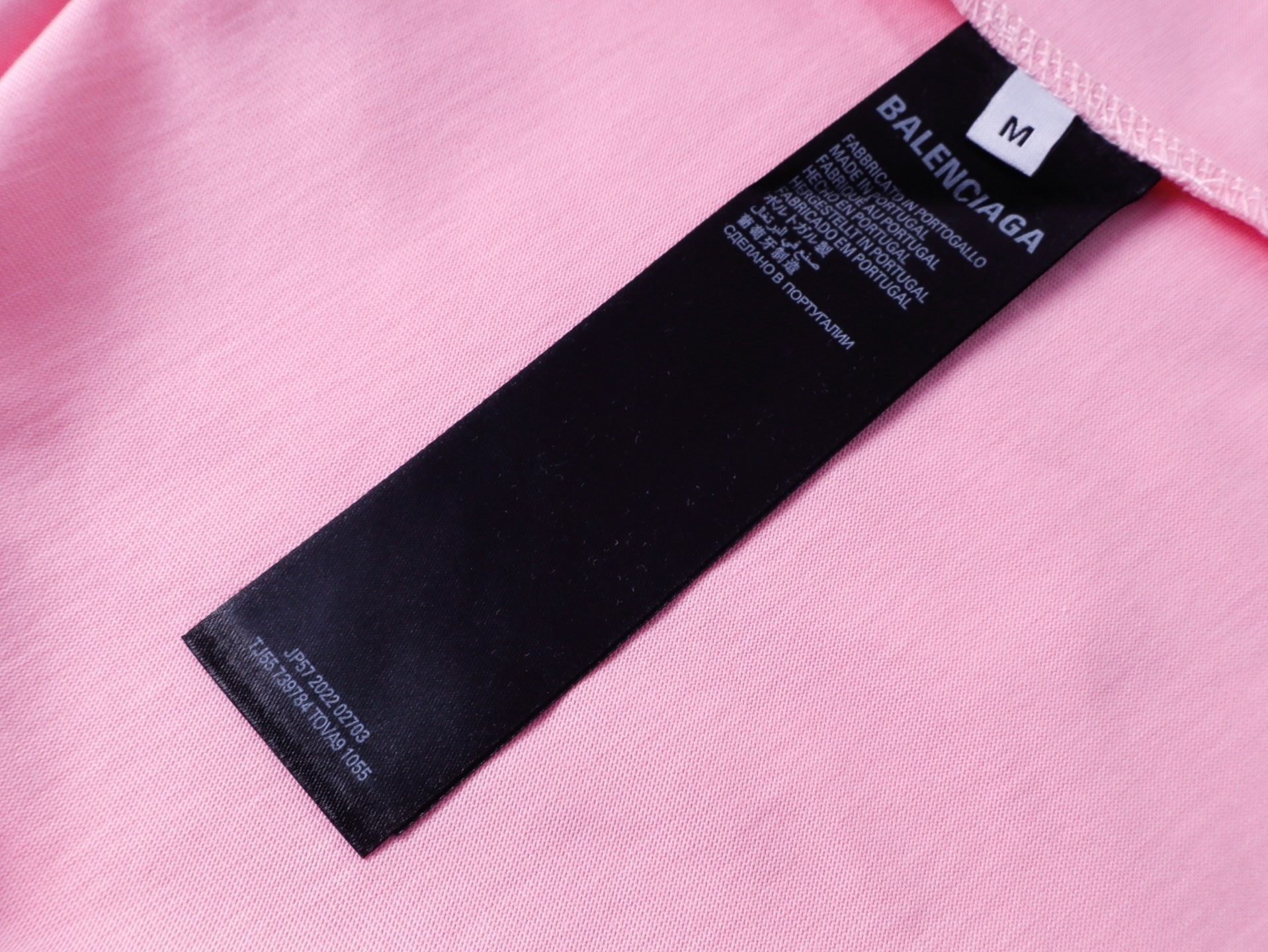 Balenciaga Place Des Vosges Printed T-shirt Pink