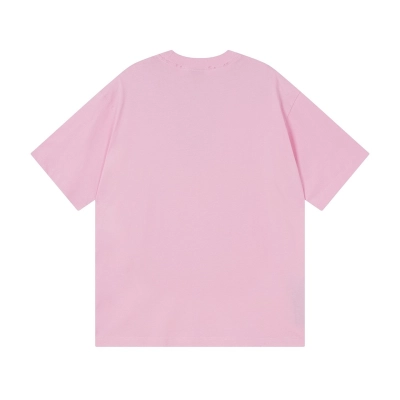 Balenciaga Place Des Vosges Printed T-shirt Pink 02