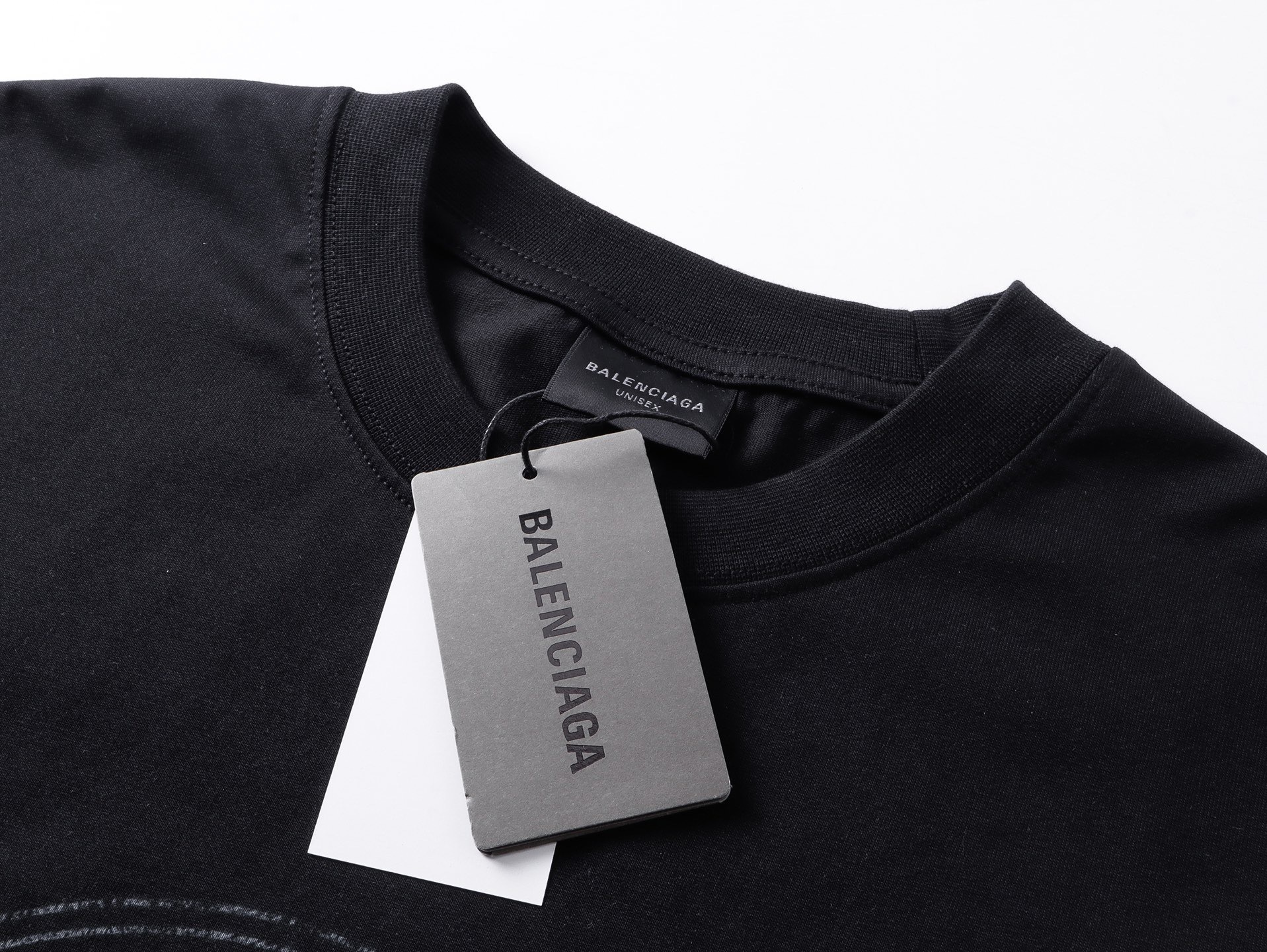 Balenciaga Retro Badge Icon Print T-Shirt Black/Gray