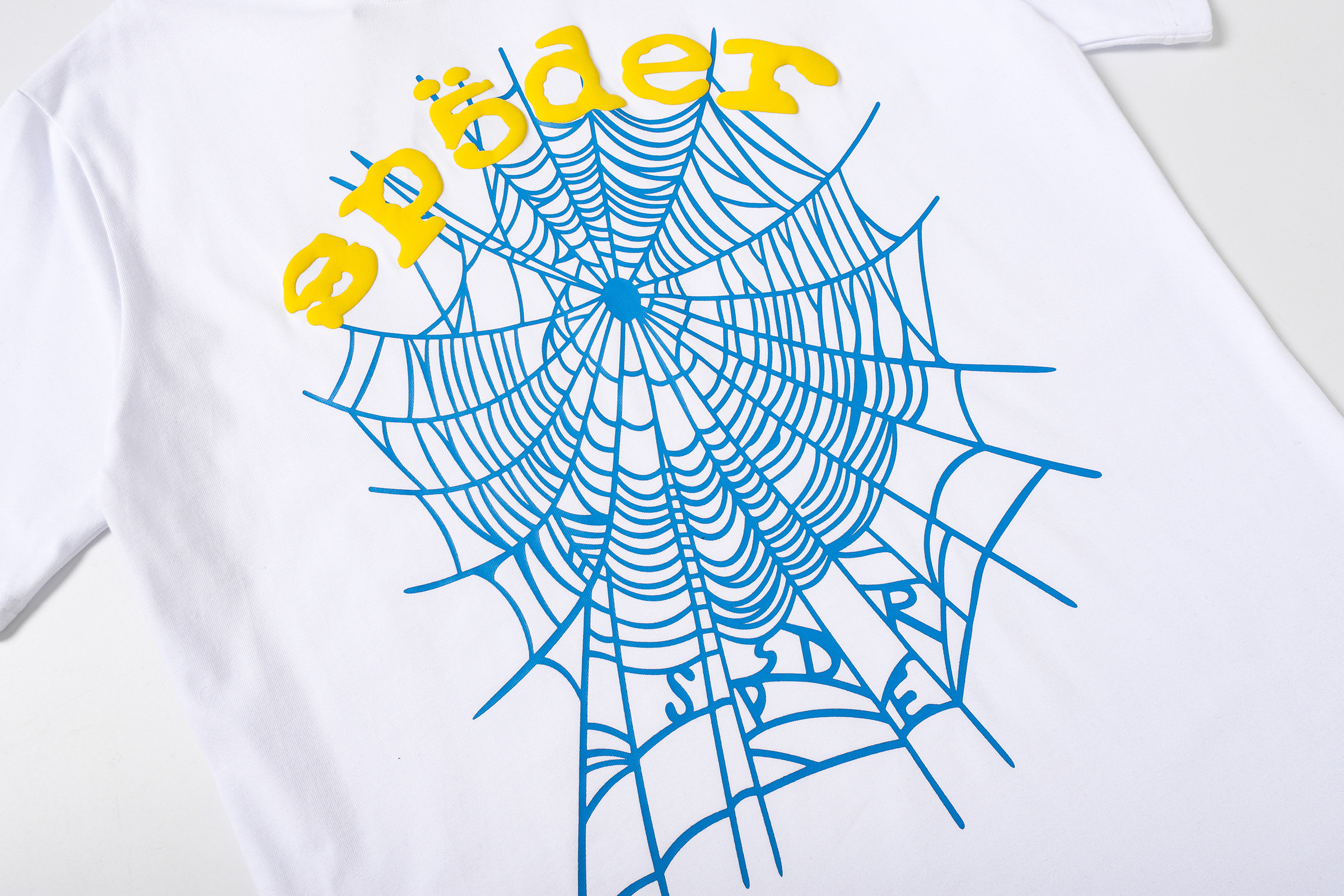 Sp5der T-shirt T002 Black/White/Khaki