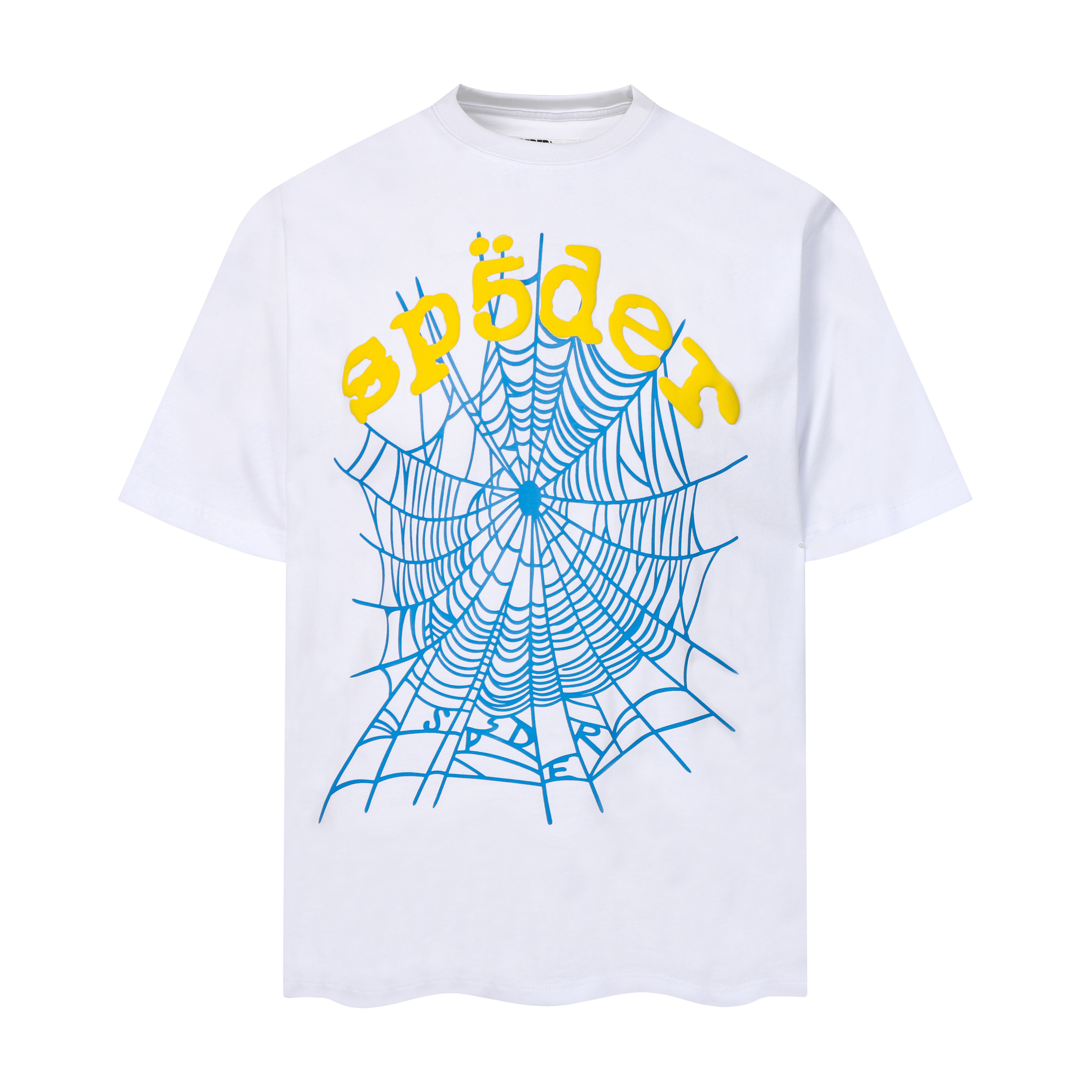 Sp5der T-shirt T002 Black/White/Khaki