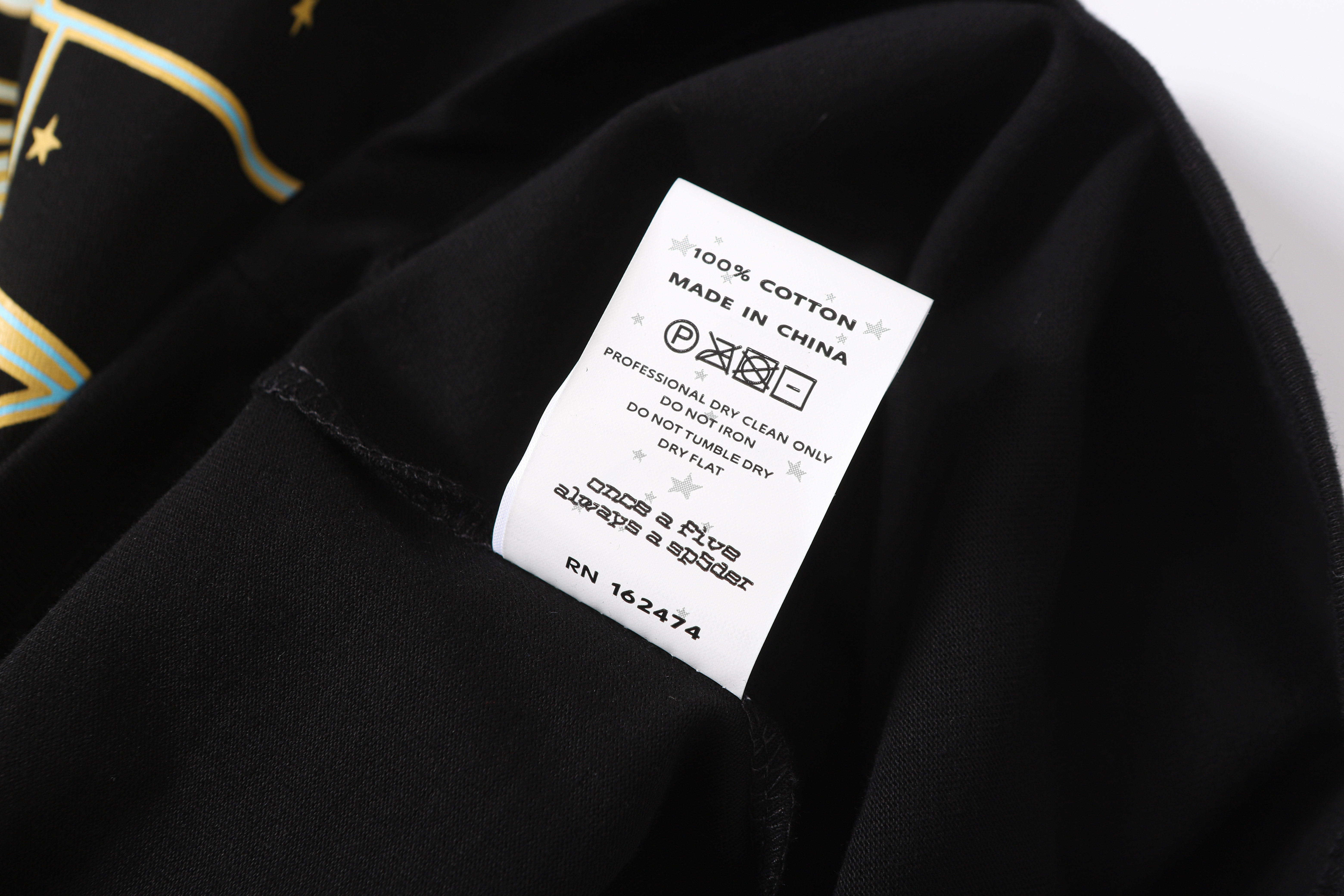 Sp5der T-shirt T005 Black