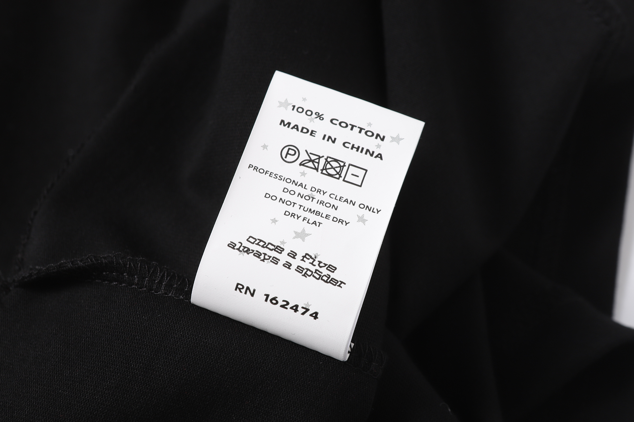 Sp5der T-shirt T007 Black