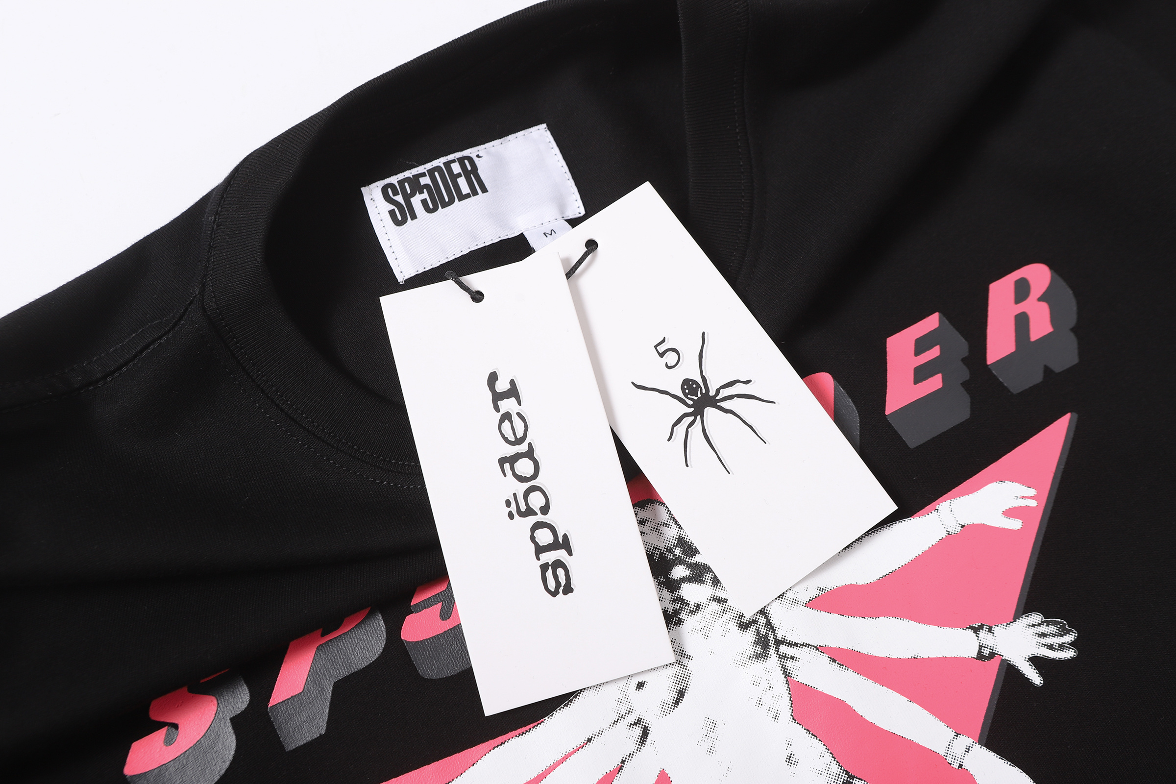 Sp5der T-shirt T007 Black