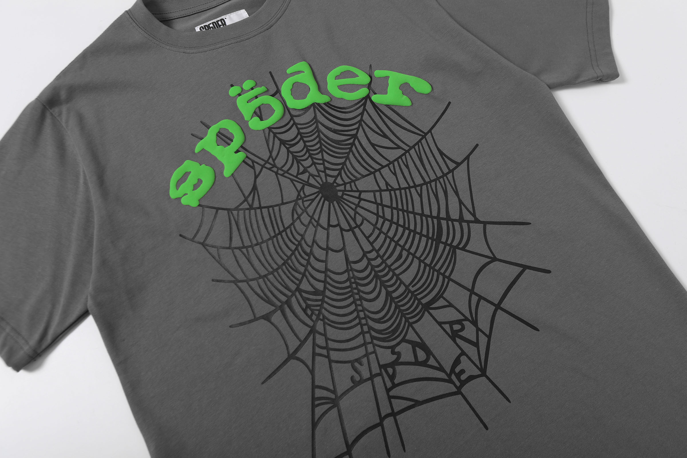 Sp5der T-shirt T010 Black/Blue/Gray/Olive
