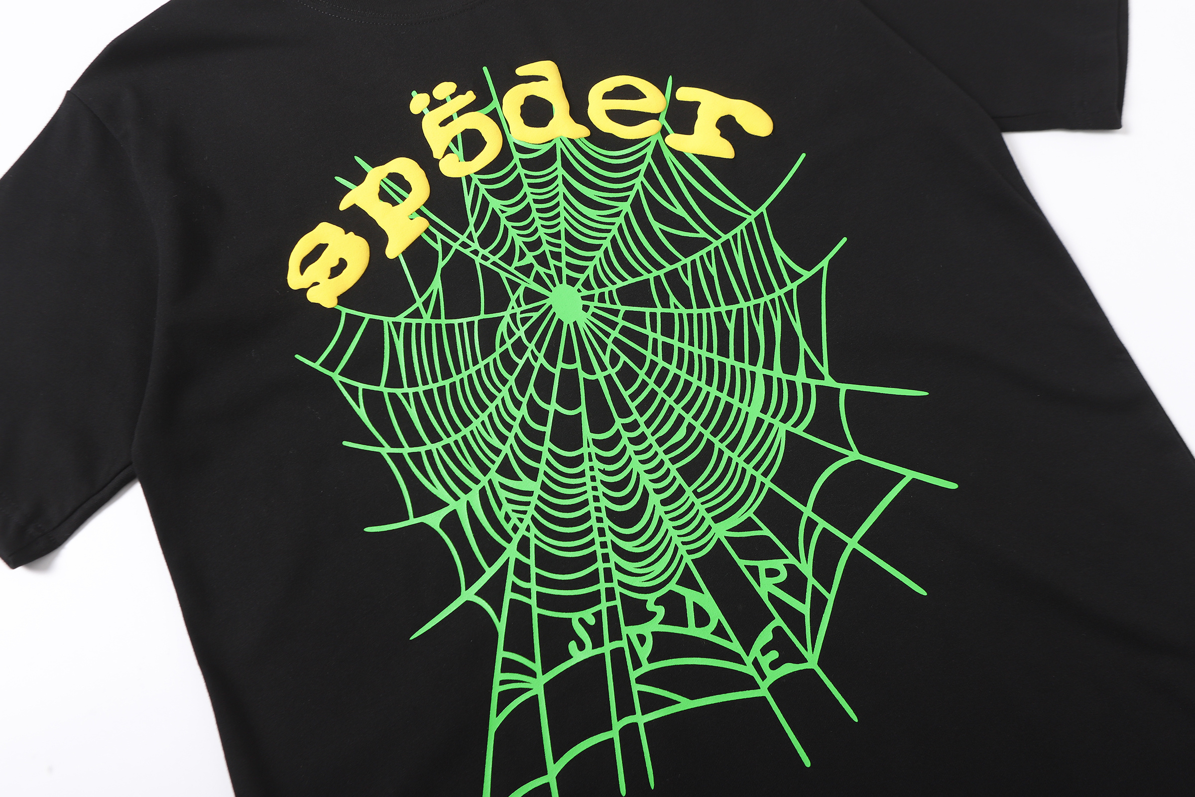 Sp5der T-shirt T010 Black/Blue/Gray/Olive