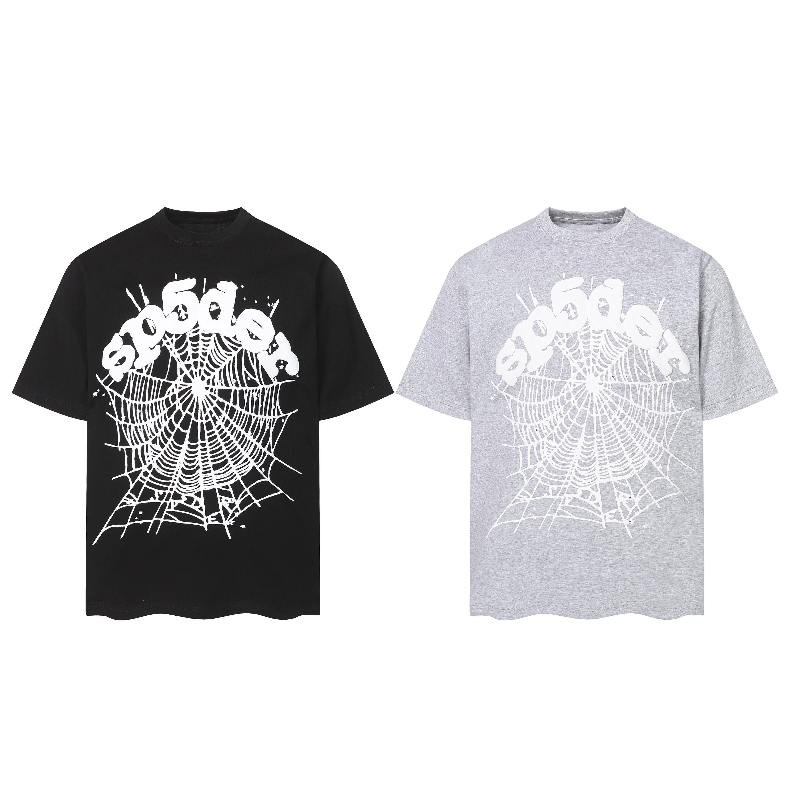 Sp5der T-shirt T011 Black/Gray