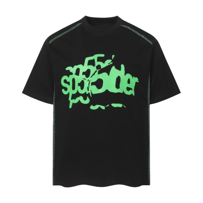Sp5der T-shirt T013 Black/White 02
