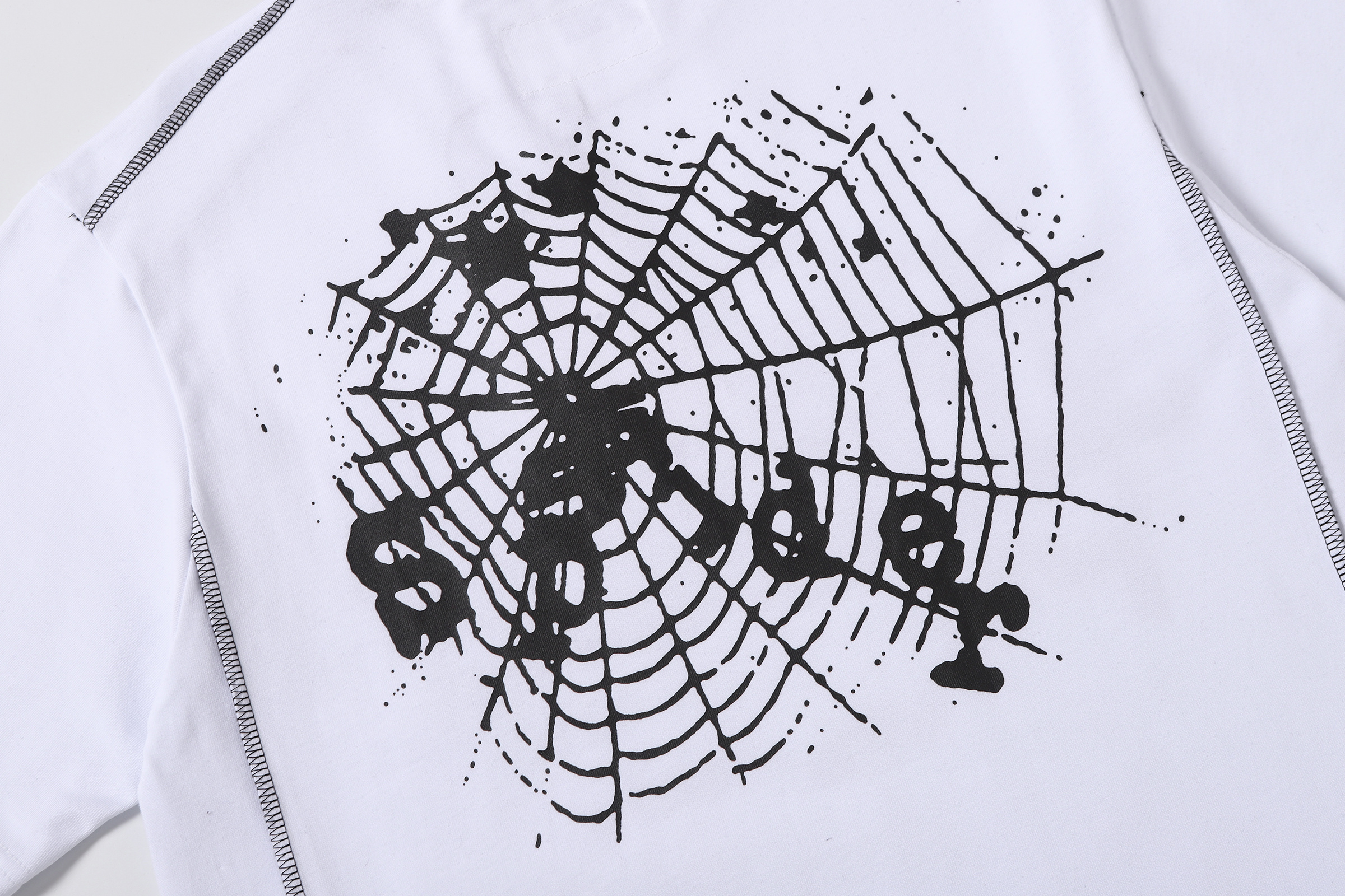 Sp5der T-shirt T013 Black/White