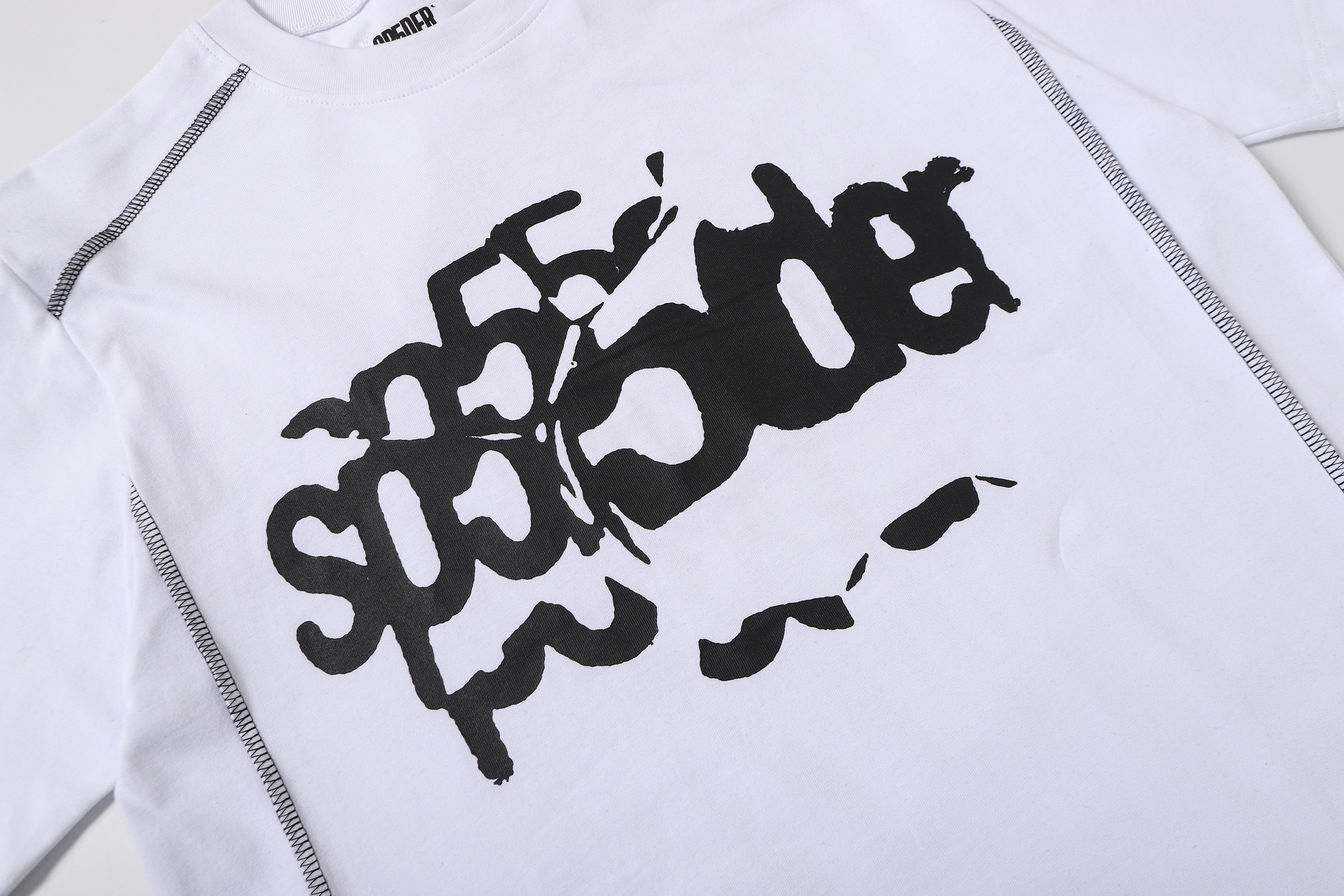 Sp5der T-shirt T013 Black/White