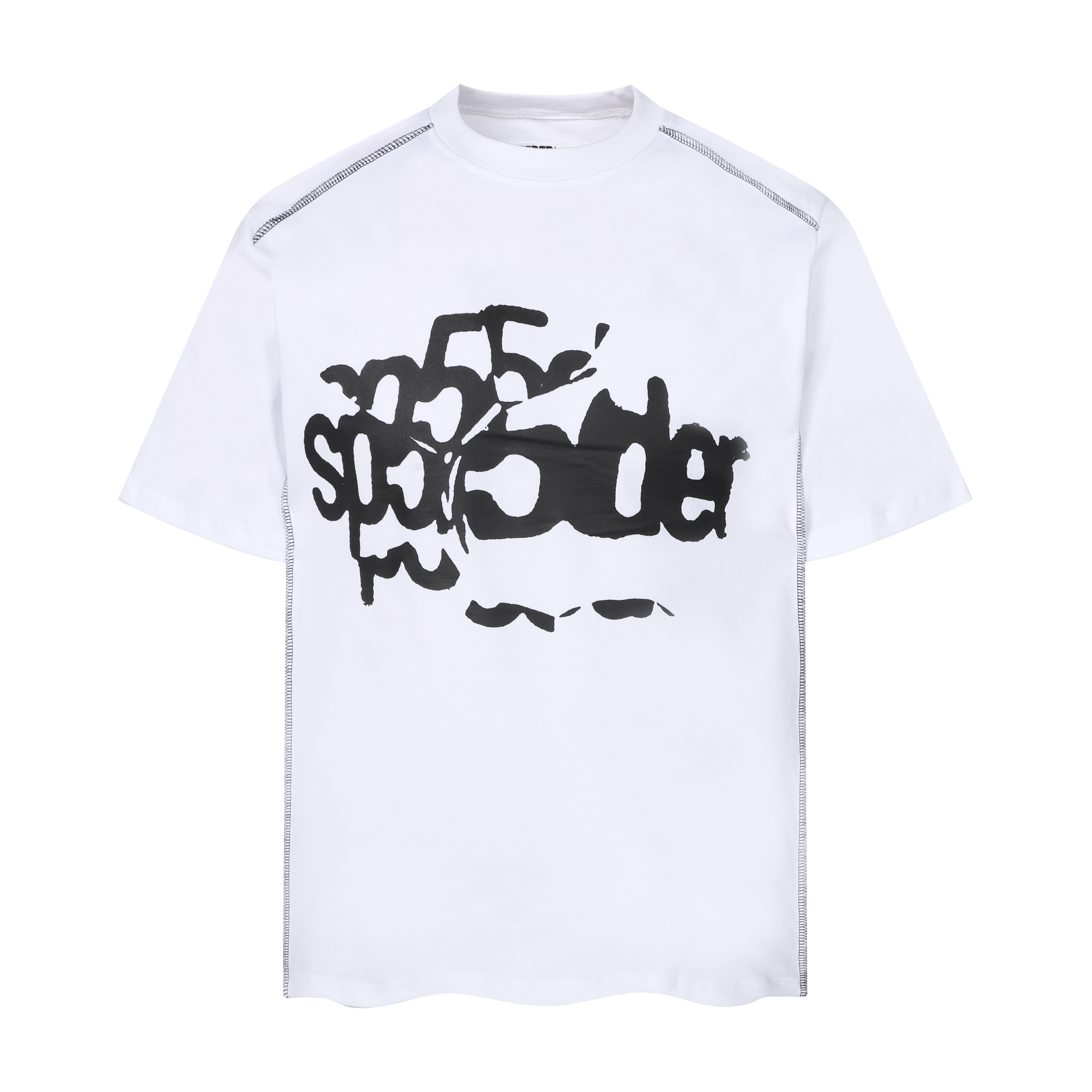 Sp5der T-shirt T013 Black/White