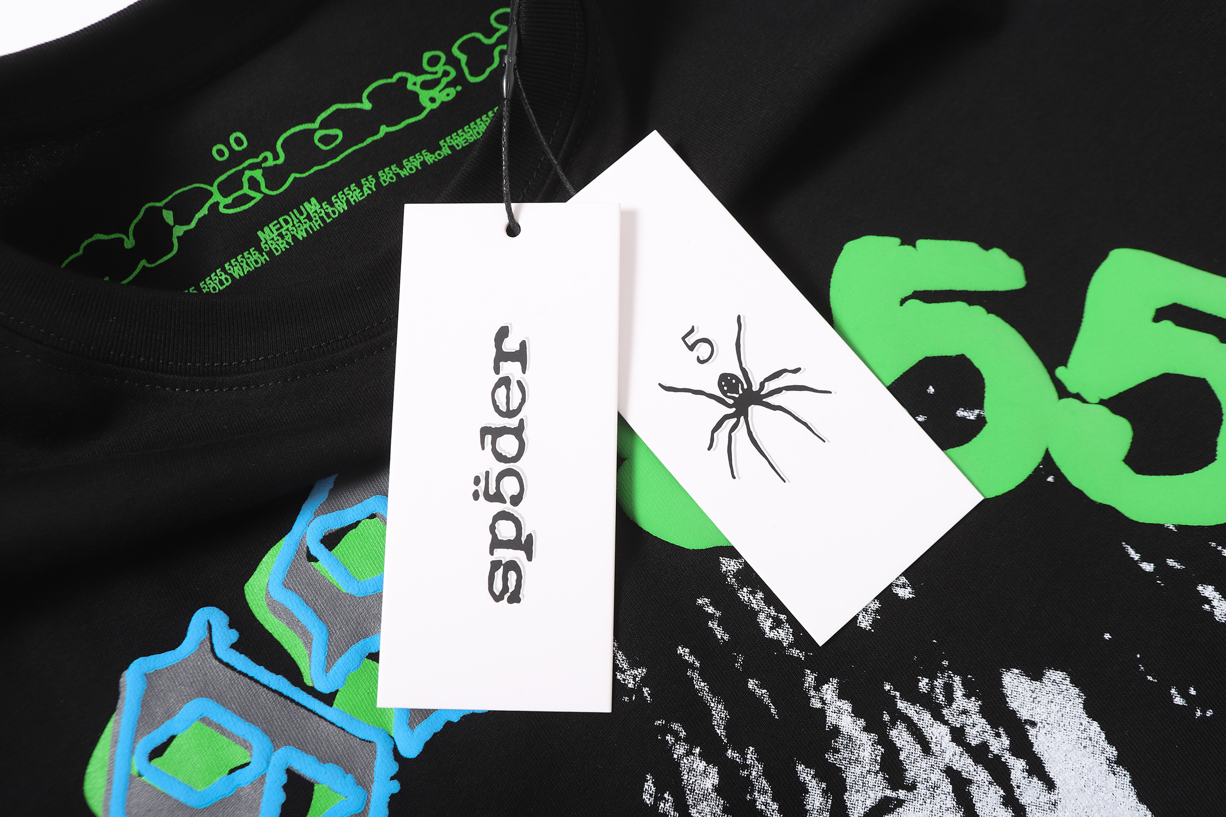 Sp5der T-shirt T016 Black