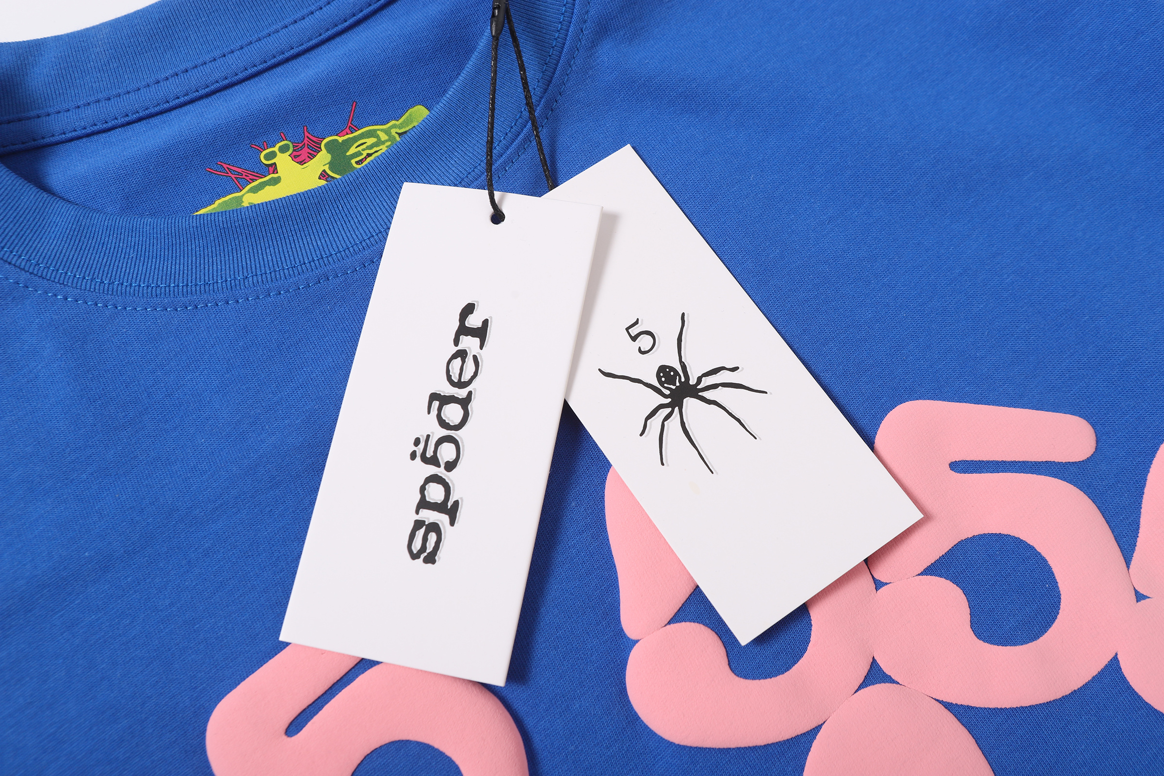 Sp5der T-shirt T017 Blue