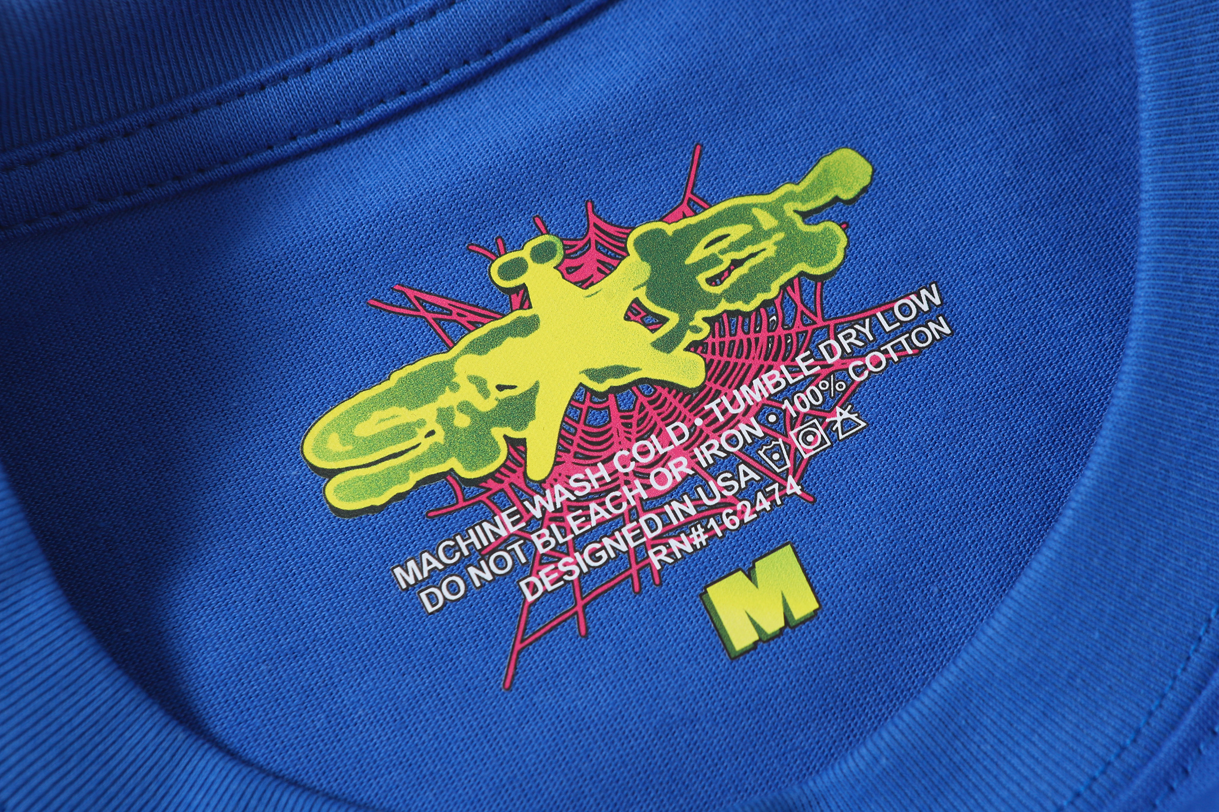 Sp5der T-shirt T017 Blue