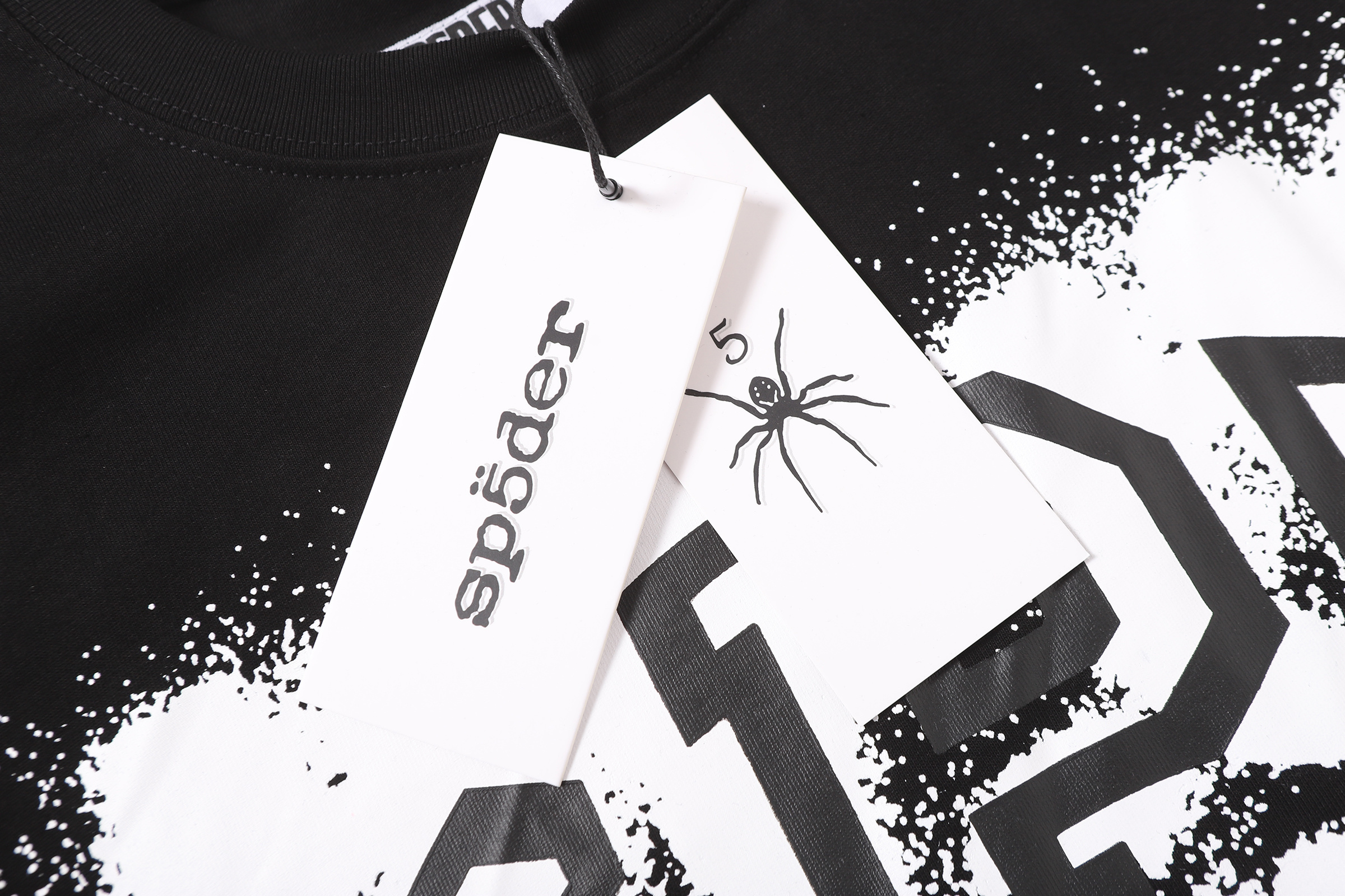 Sp5der T-shirt T018 Black
