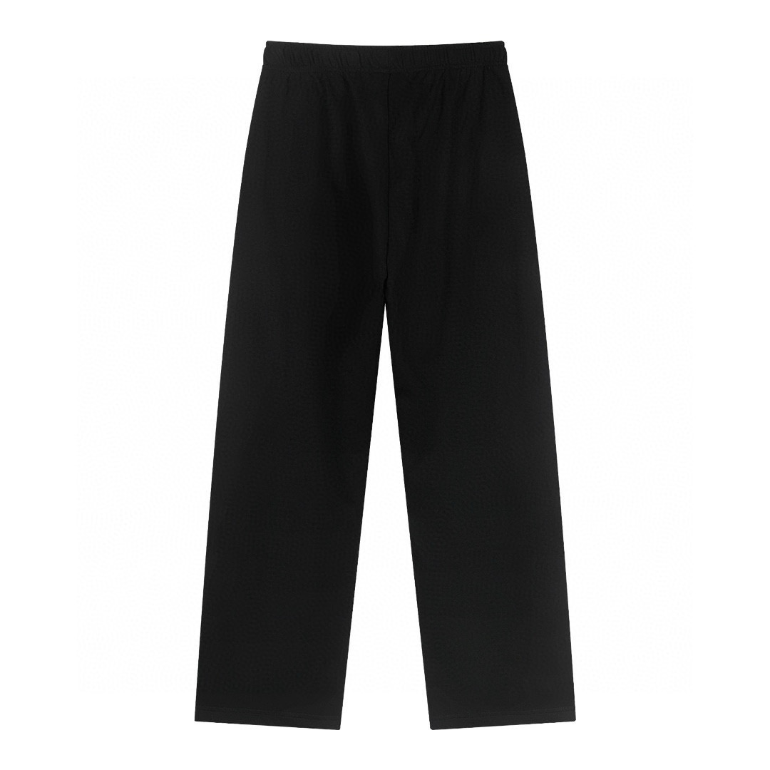 Alo Yoga Accolade Straight-leg Cotton-jersey Jogging Bottoms K504 Black