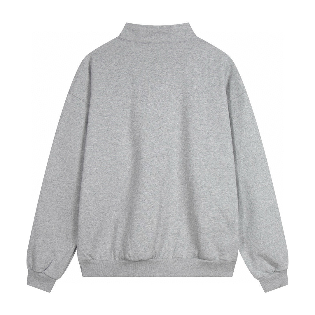 Alo Yoga Accolade 1/4 Zip Pullover K503 Gray